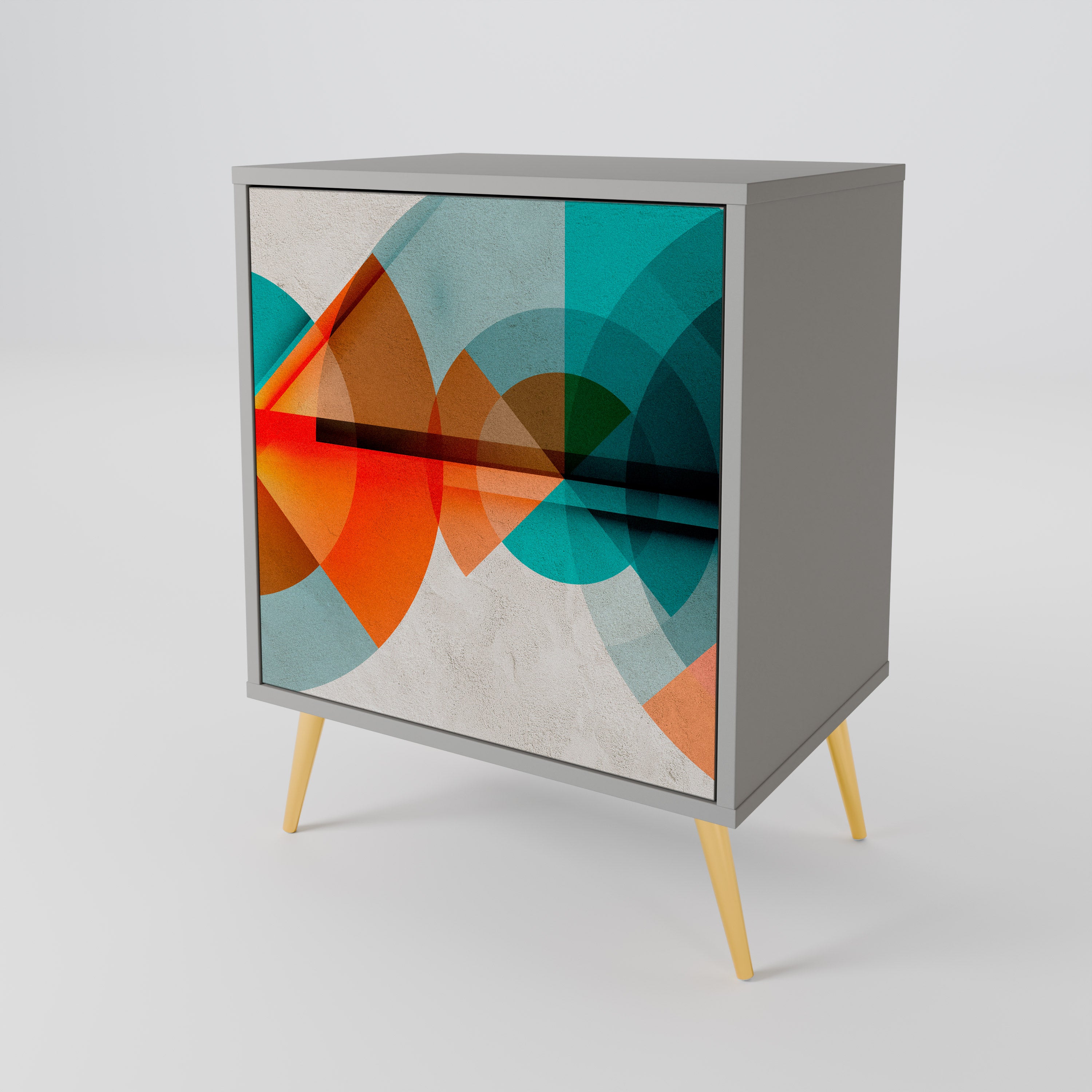 CIRCULAR RHAPSODY 1-Door Sideboard