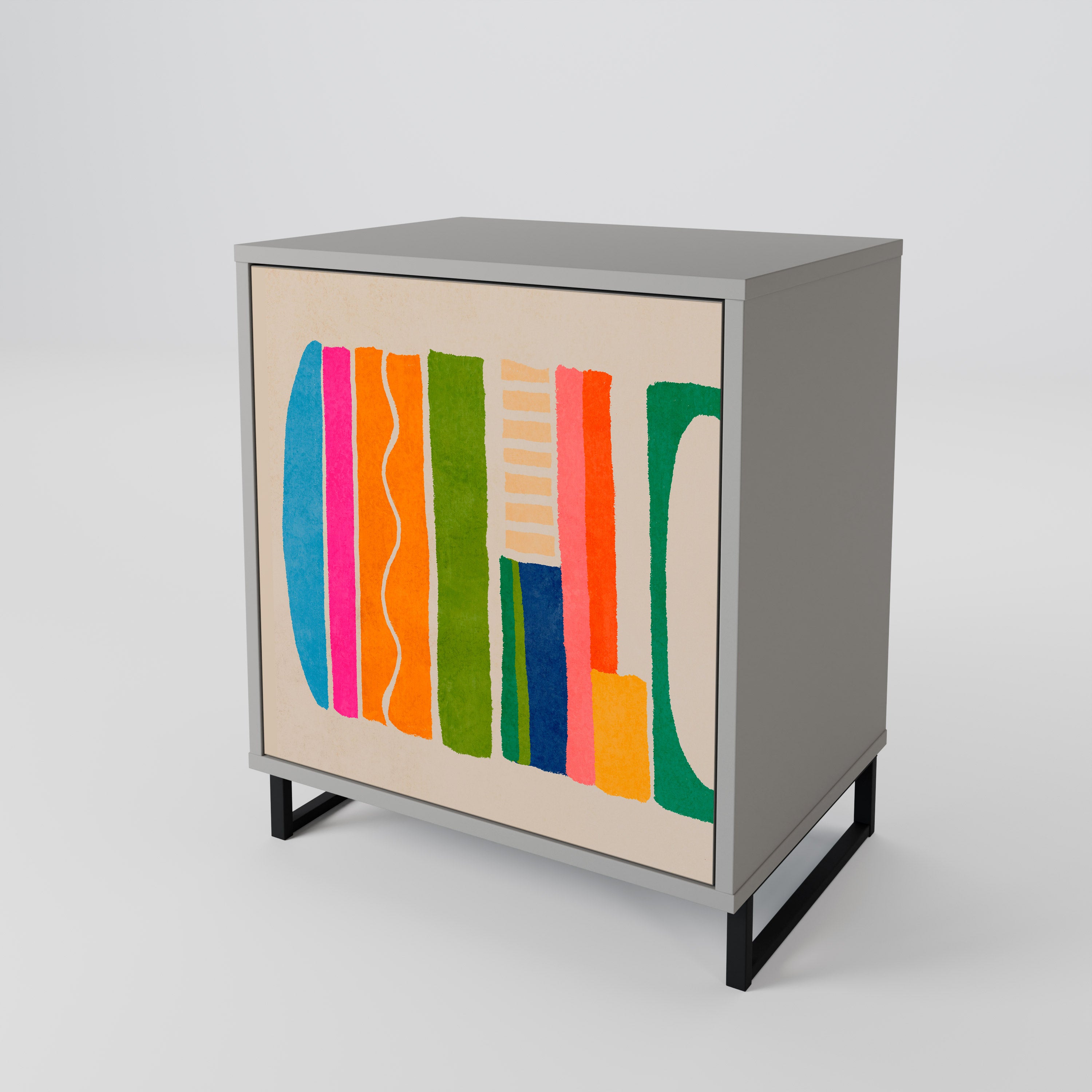 GEOMETRIC SHINE 1-Door Sideboard