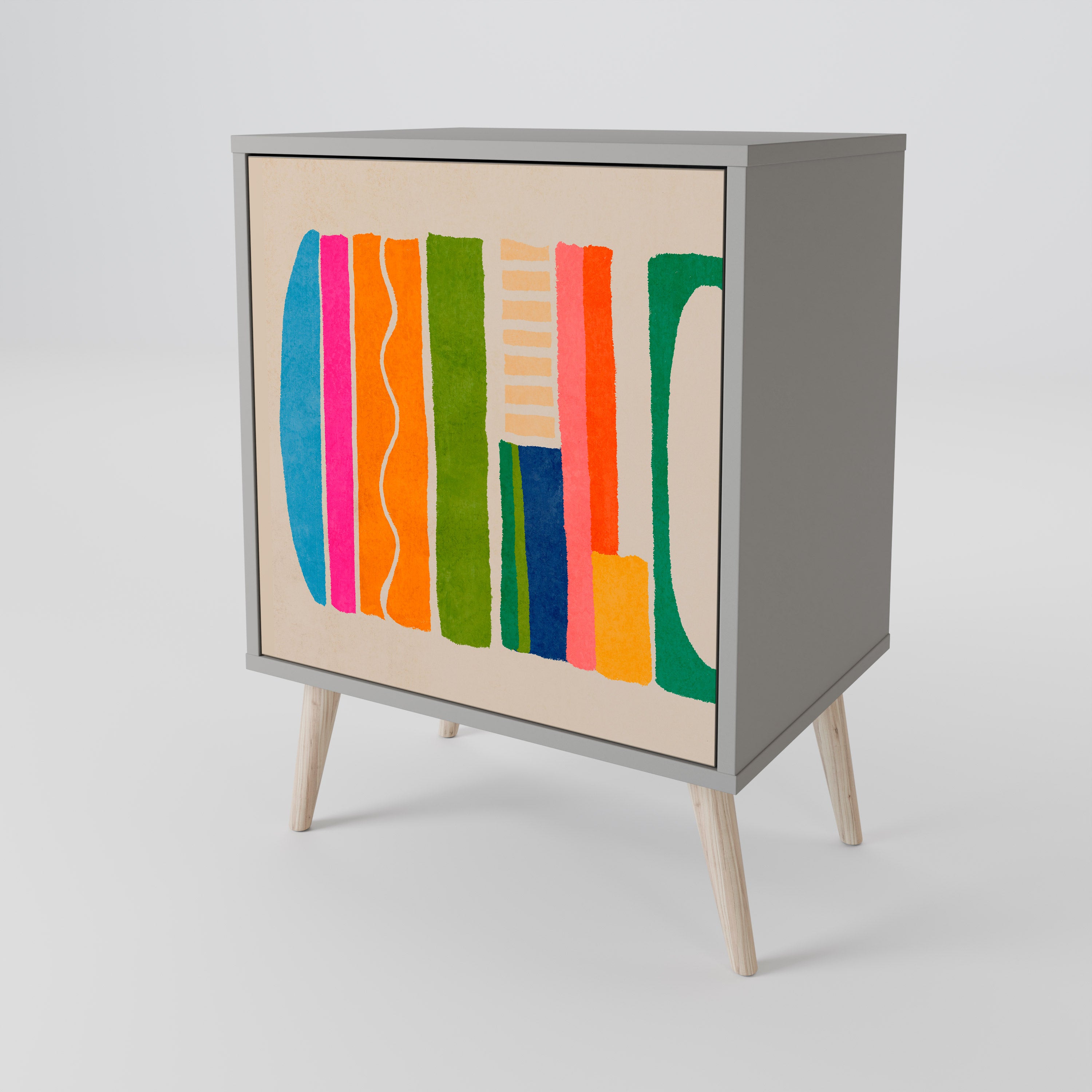 GEOMETRIC SHINE 1-Door Sideboard