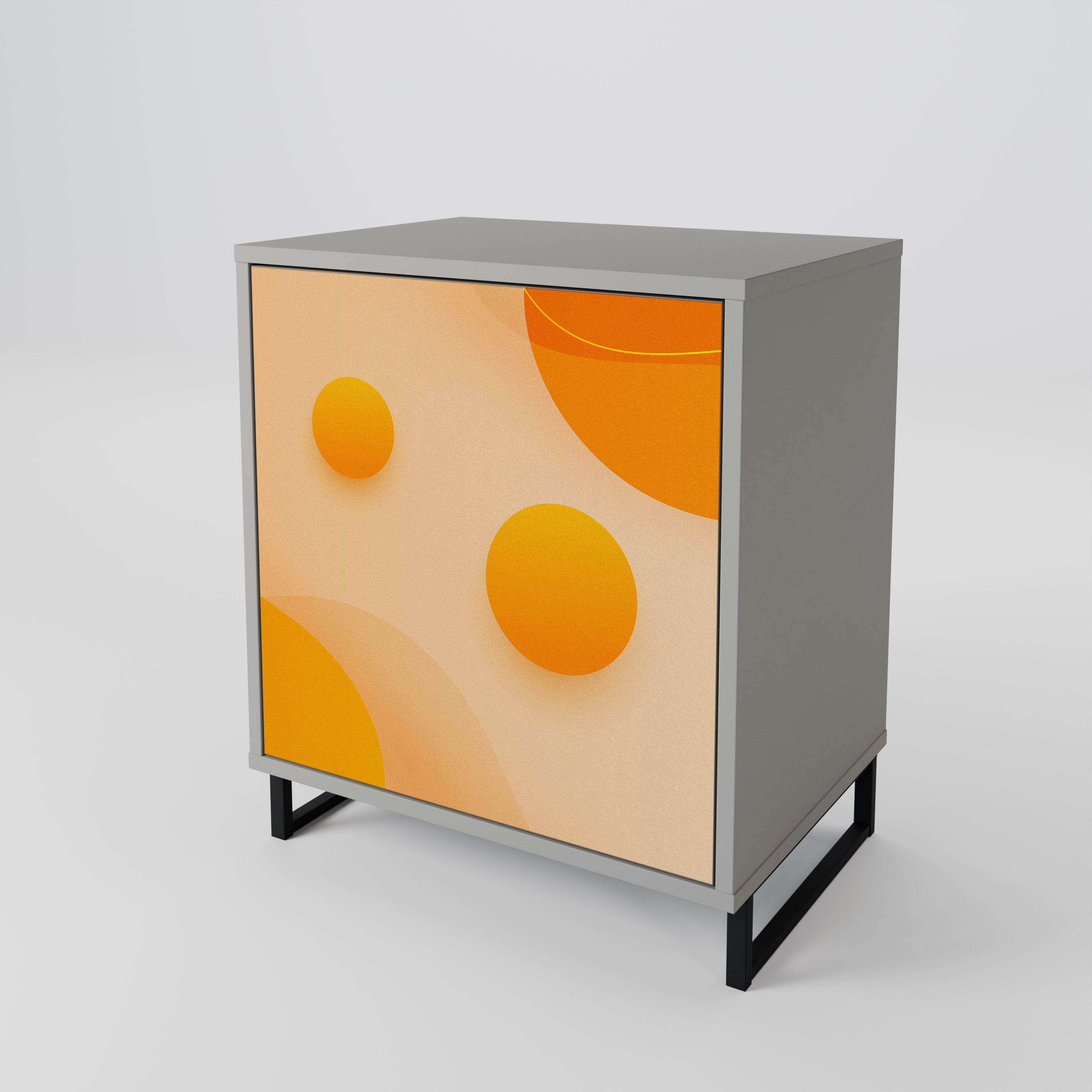 ORANGE ARRANGEMENT 1-Door Sideboard