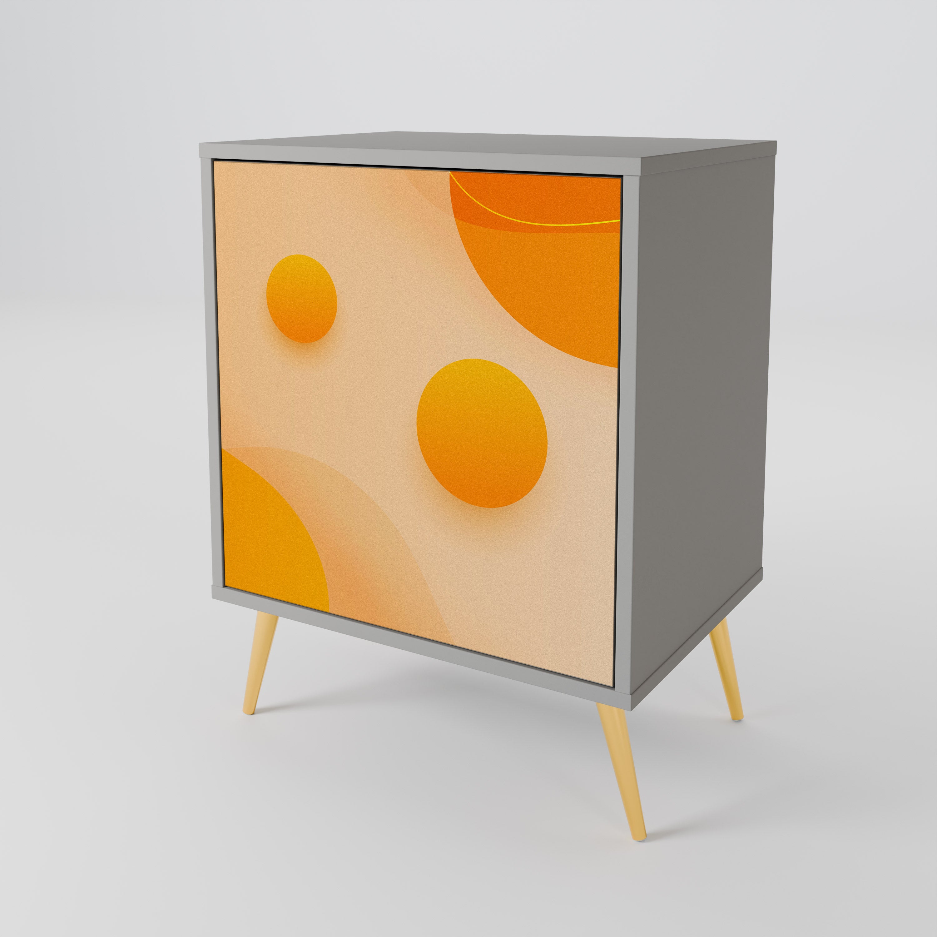 ORANGE ARRANGEMENT 1-Door Sideboard