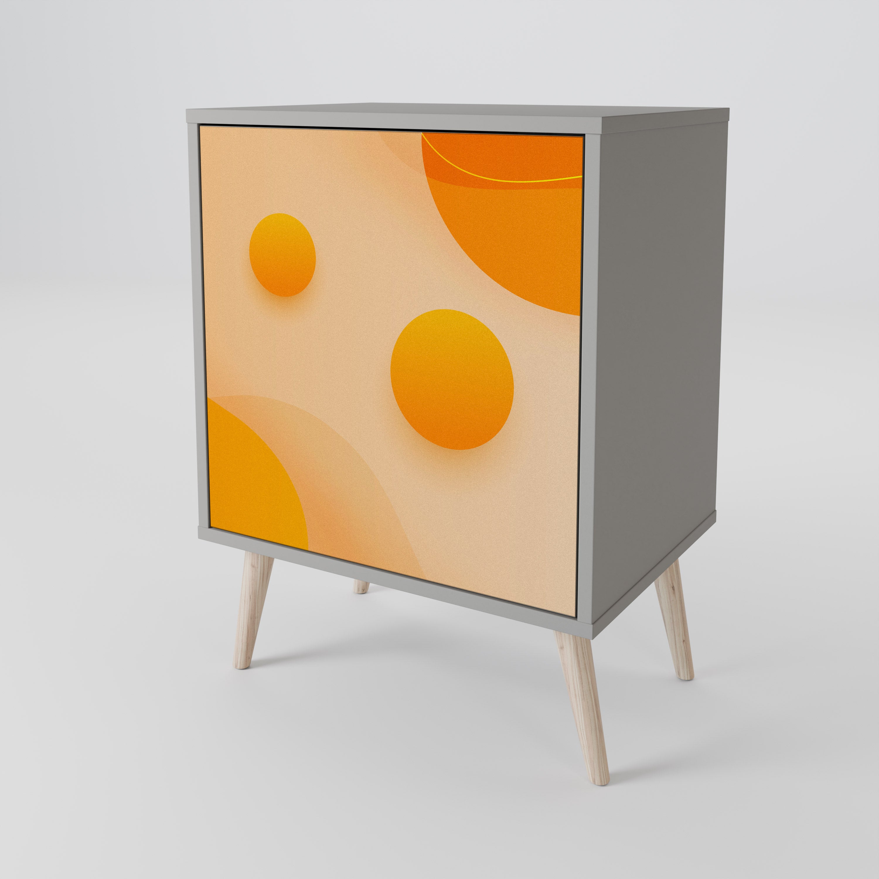 ORANGE ARRANGEMENT 1-Door Sideboard