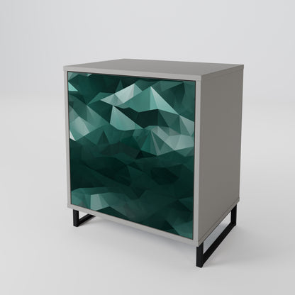 POLYGONAL FLOATING Jednodveřová komoda