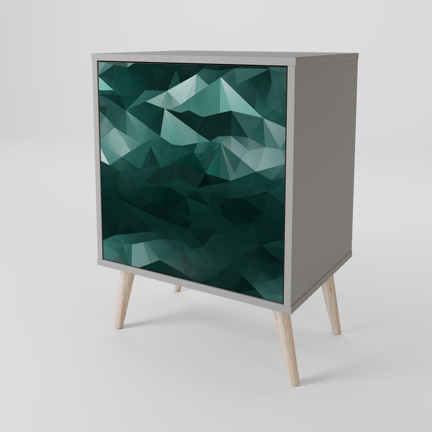 POLYGONAL FLOATING Jednodveřová komoda