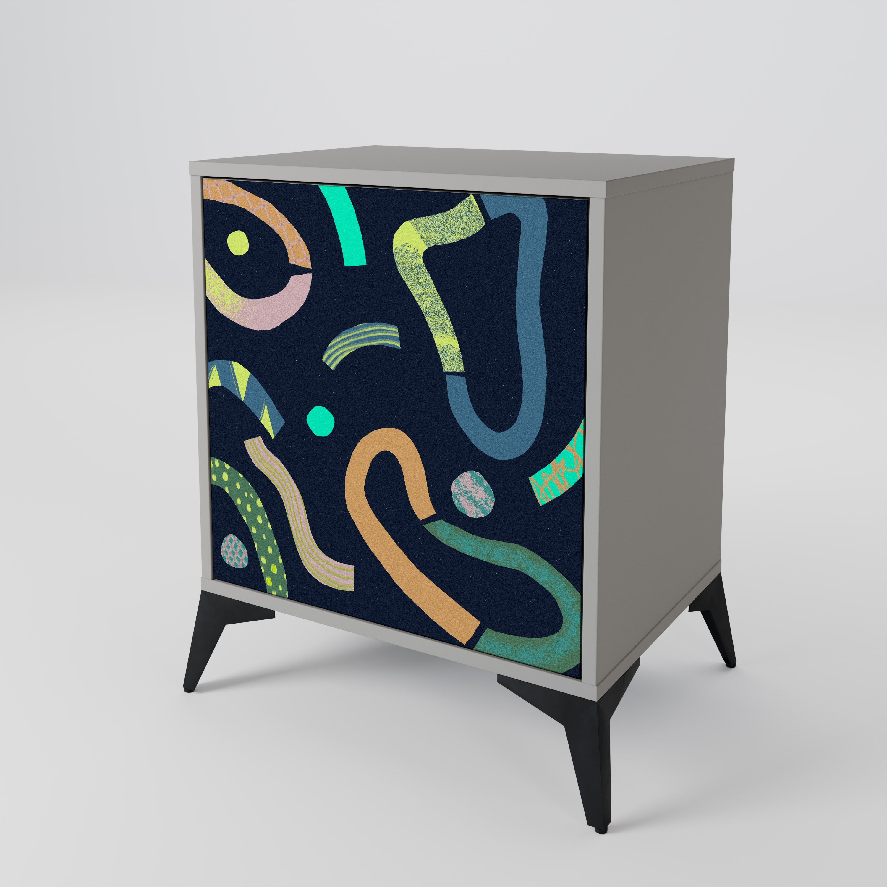 CONTRAST DANCE 1-Door Sideboard
