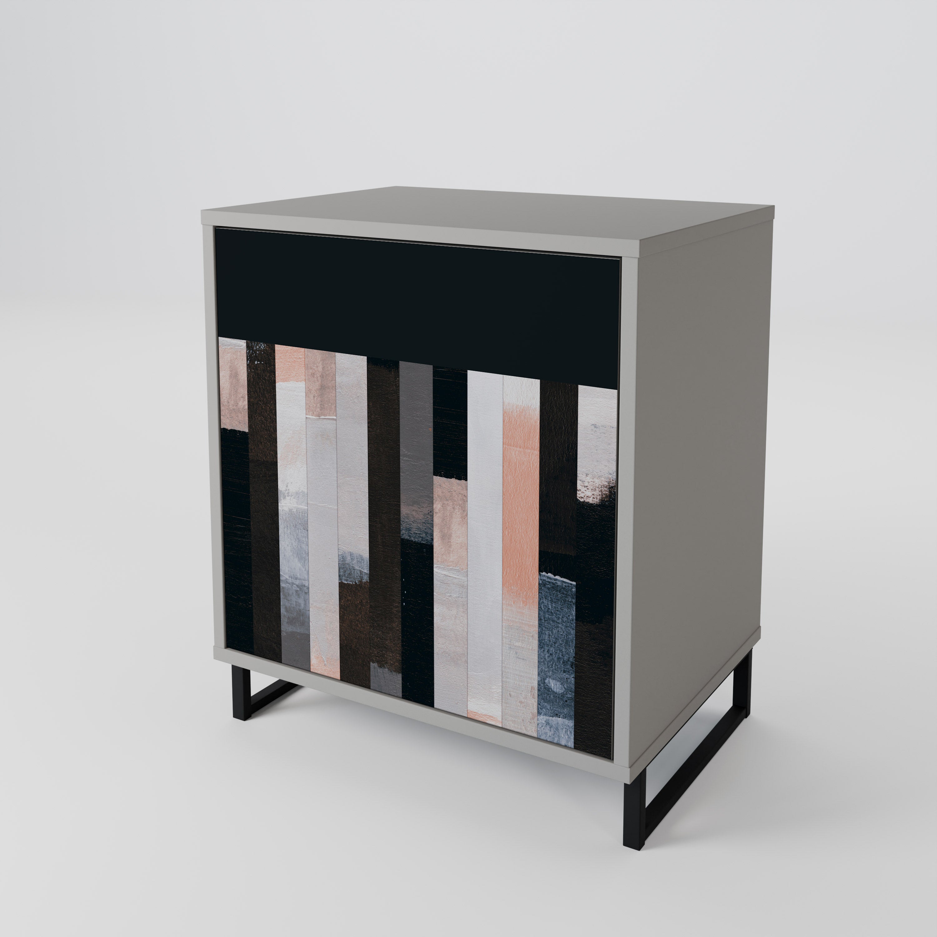 COLLAGE OF RECTANGLES 1-Door Sideboard