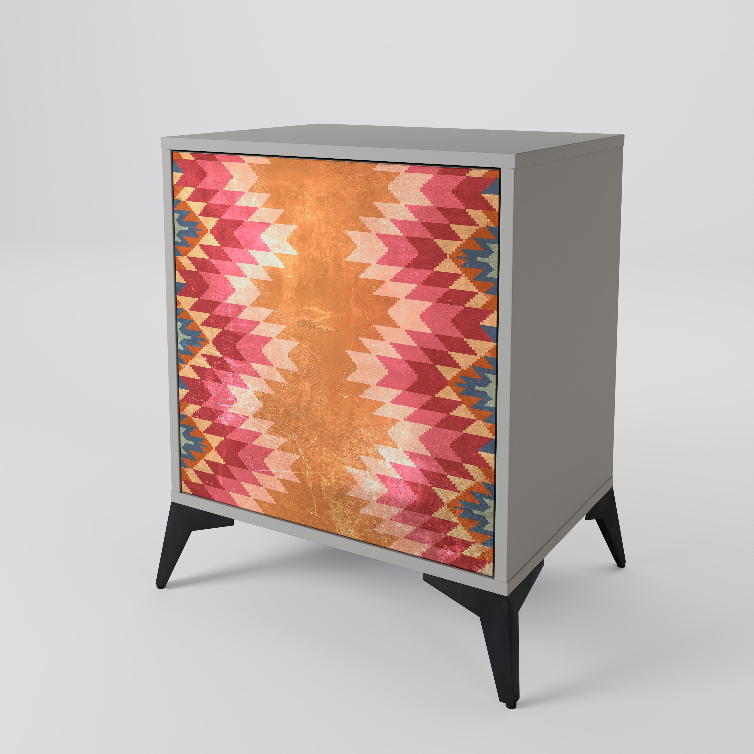 INDIAN FOLK 1-Door Sideboard