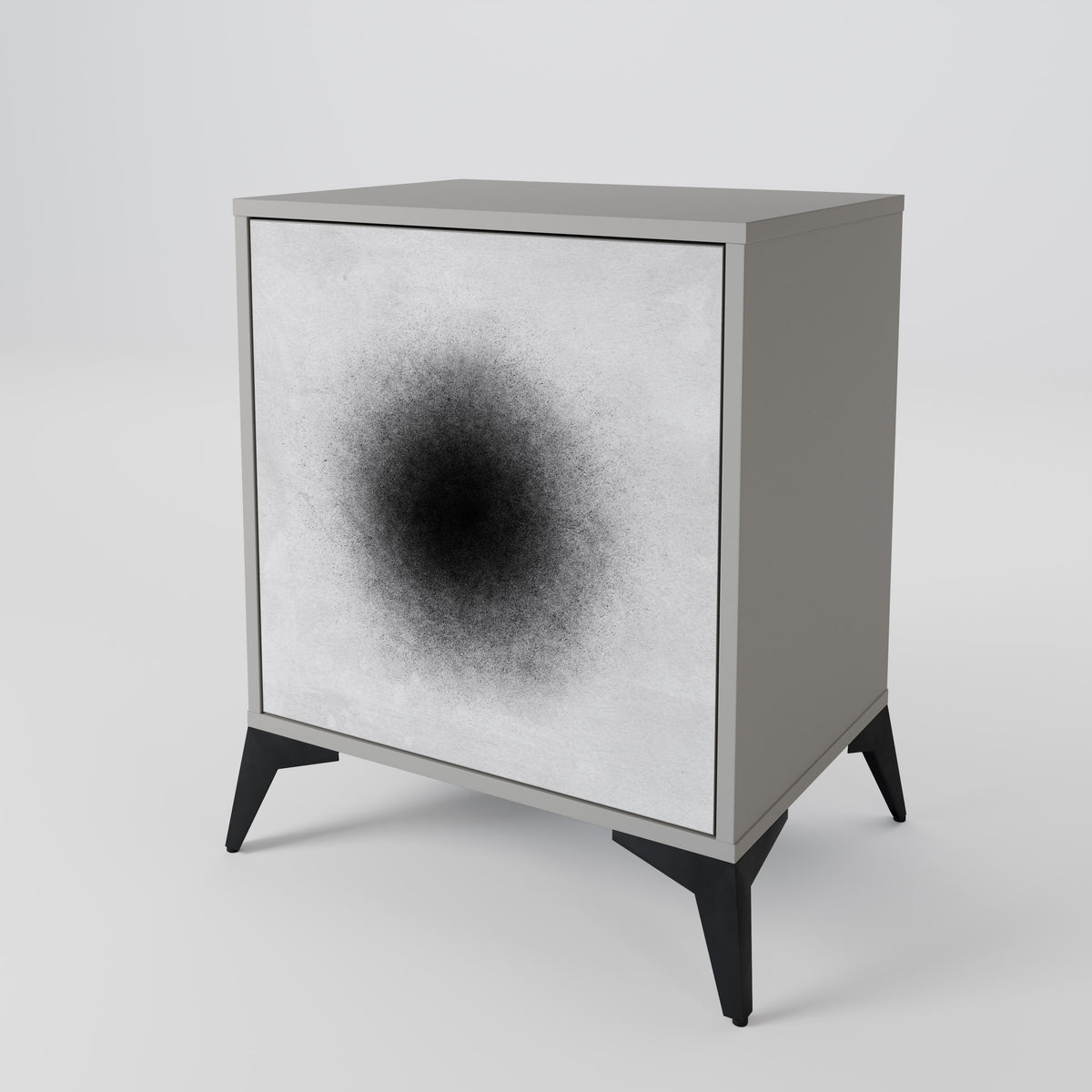 BLACK HOLE Jednodveřová komoda
