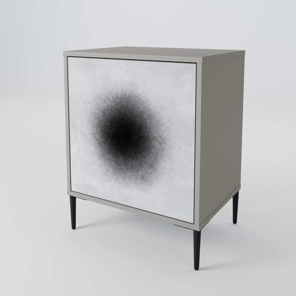 BLACK HOLE Jednodveřová komoda