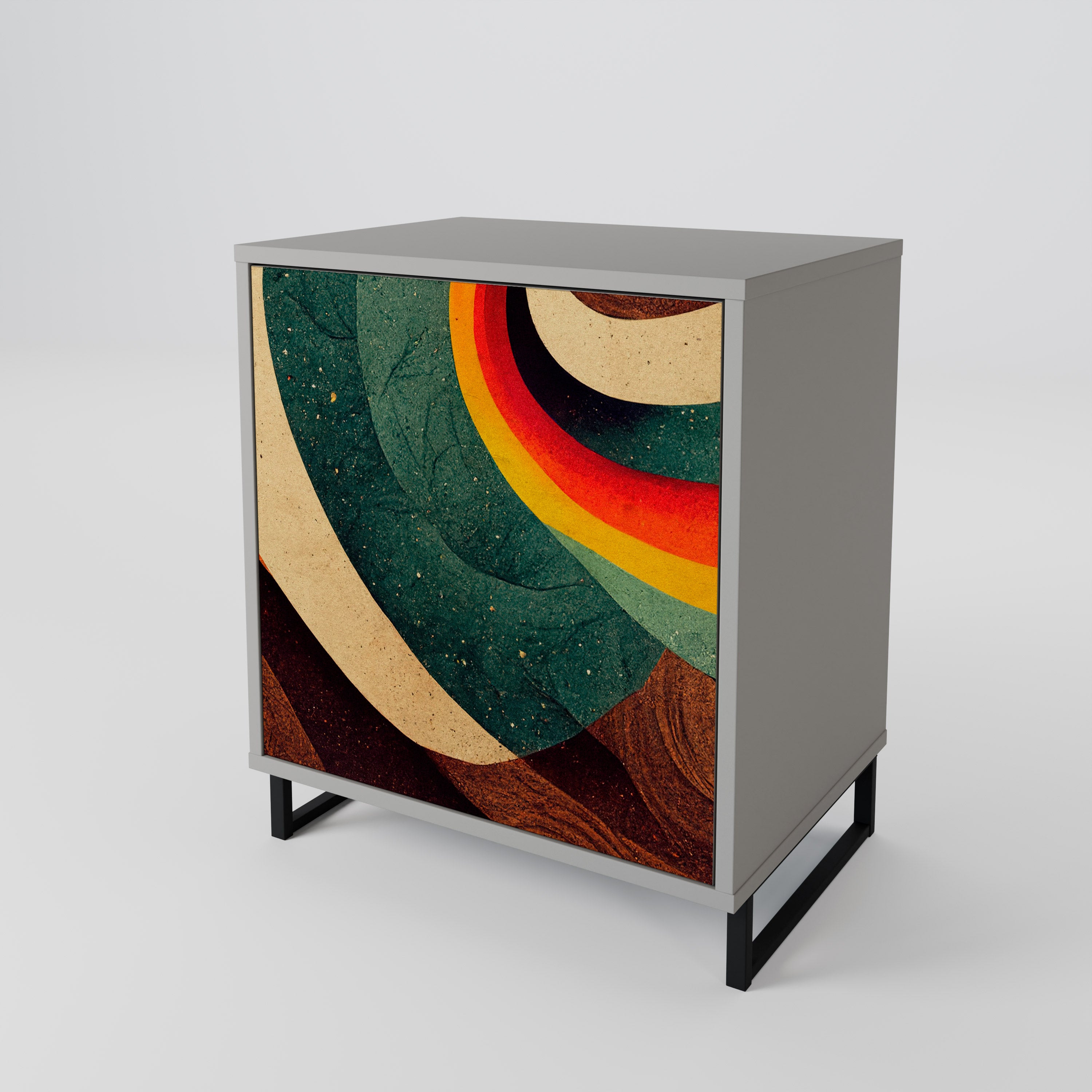 COLORFUL STRANDS 1-Door Sideboard