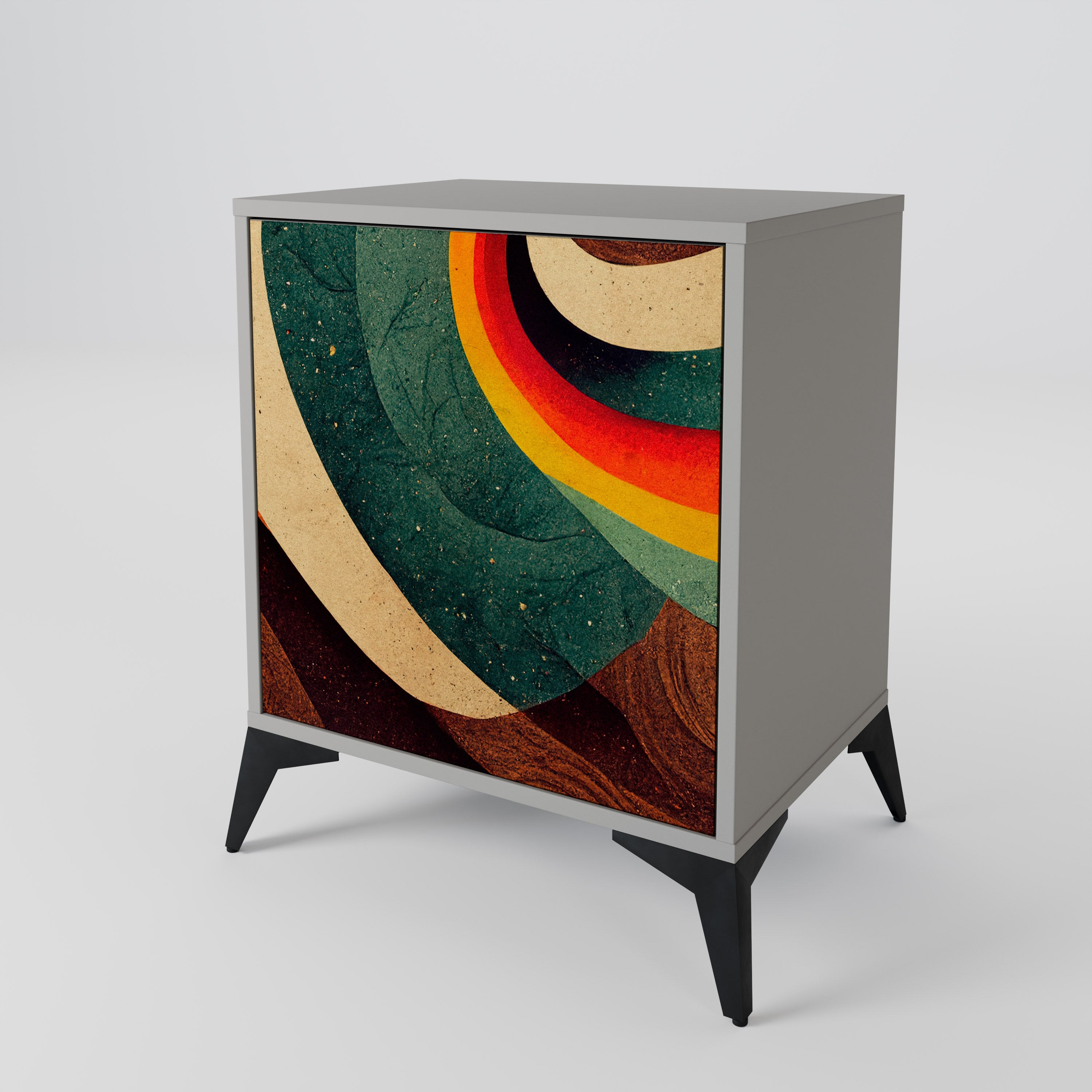 COLORFUL STRANDS 1-Door Sideboard