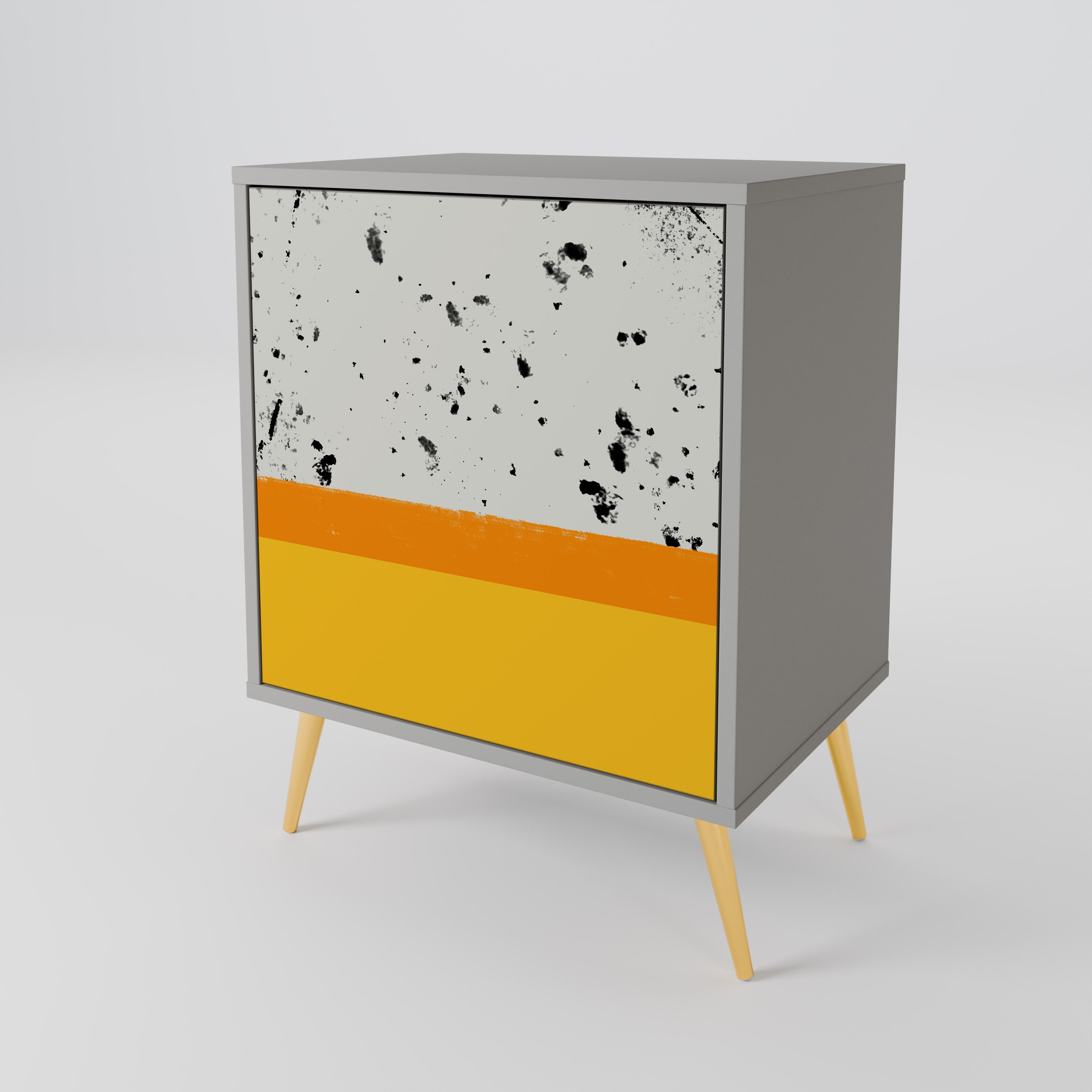 DYED BY ORANGE 1-Door Sideboard