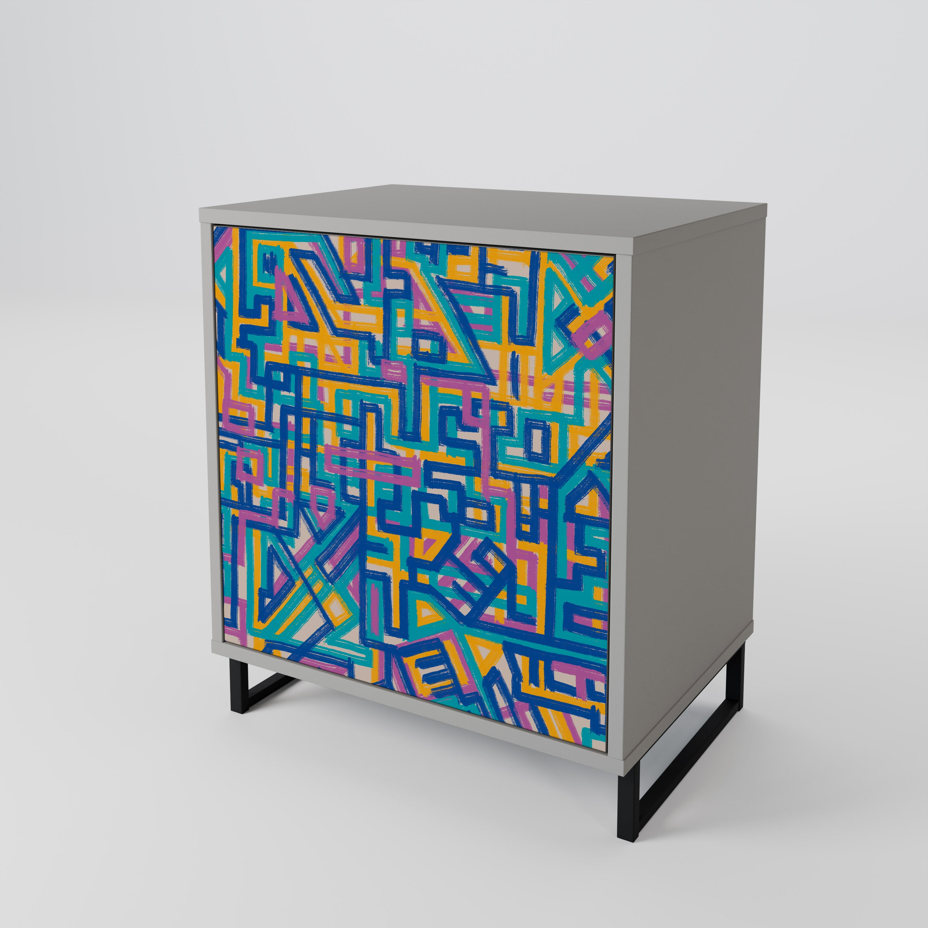 MEMORIES MAP 1-Door Sideboard