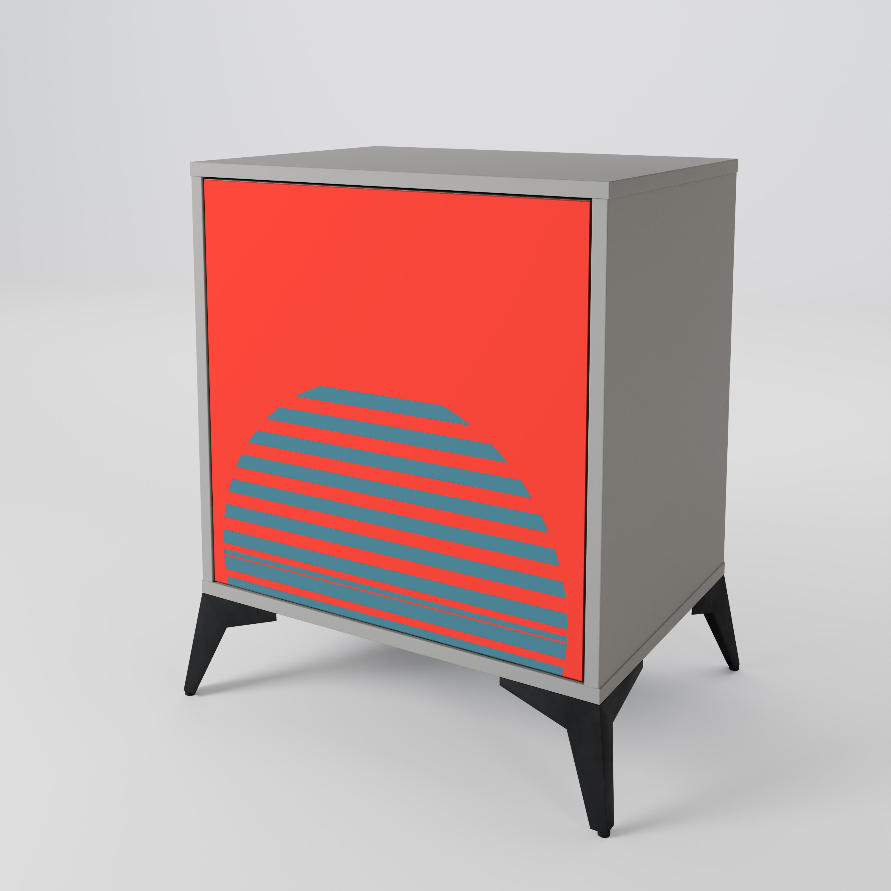 RISING GEOMETRY STARS 1-Door Sideboard