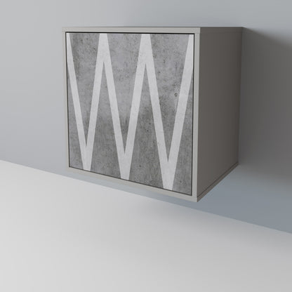 SOLID ZIG ZAG Jednodveřová komoda