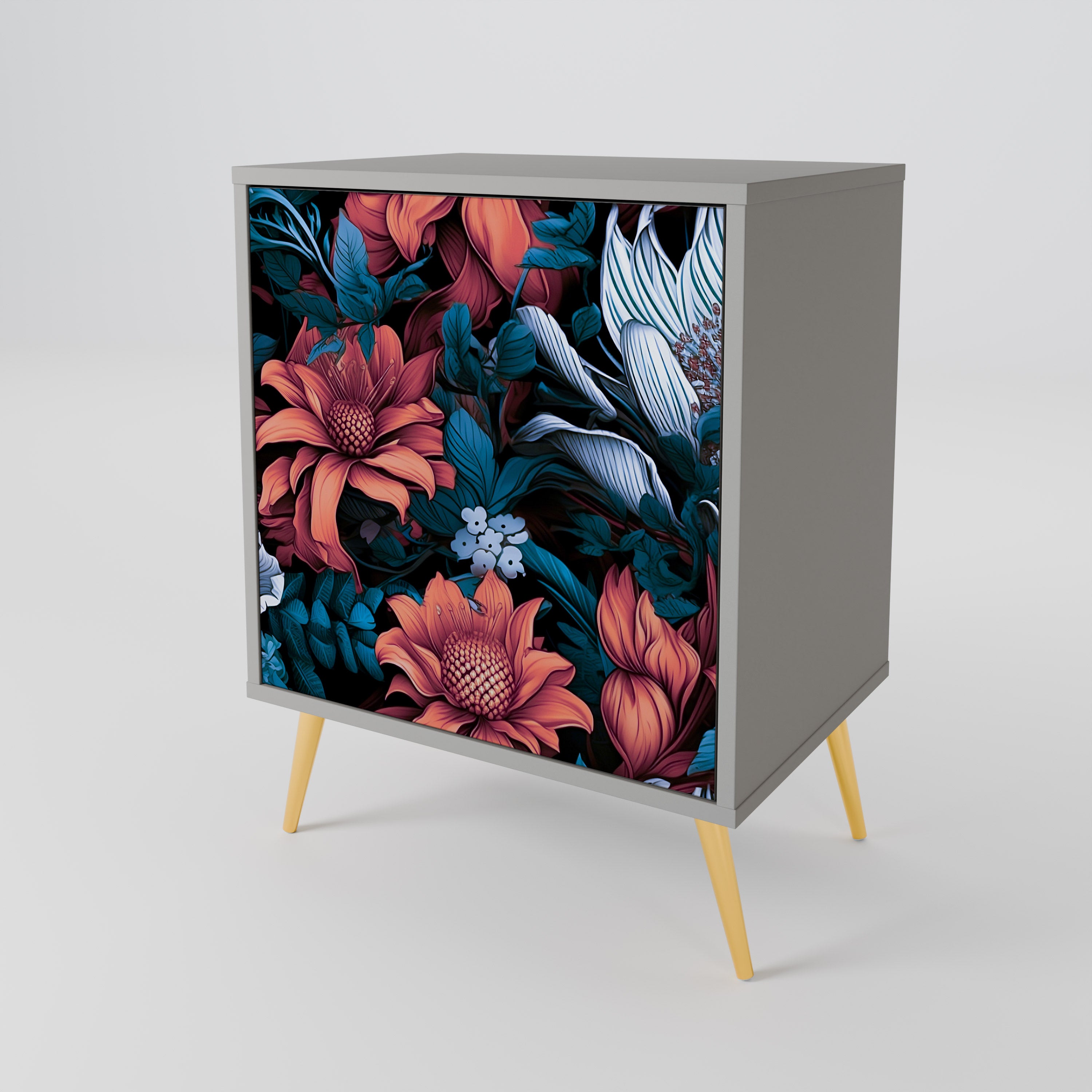 ETHEREAL BLOSSOMS 1-Door Sideboard
