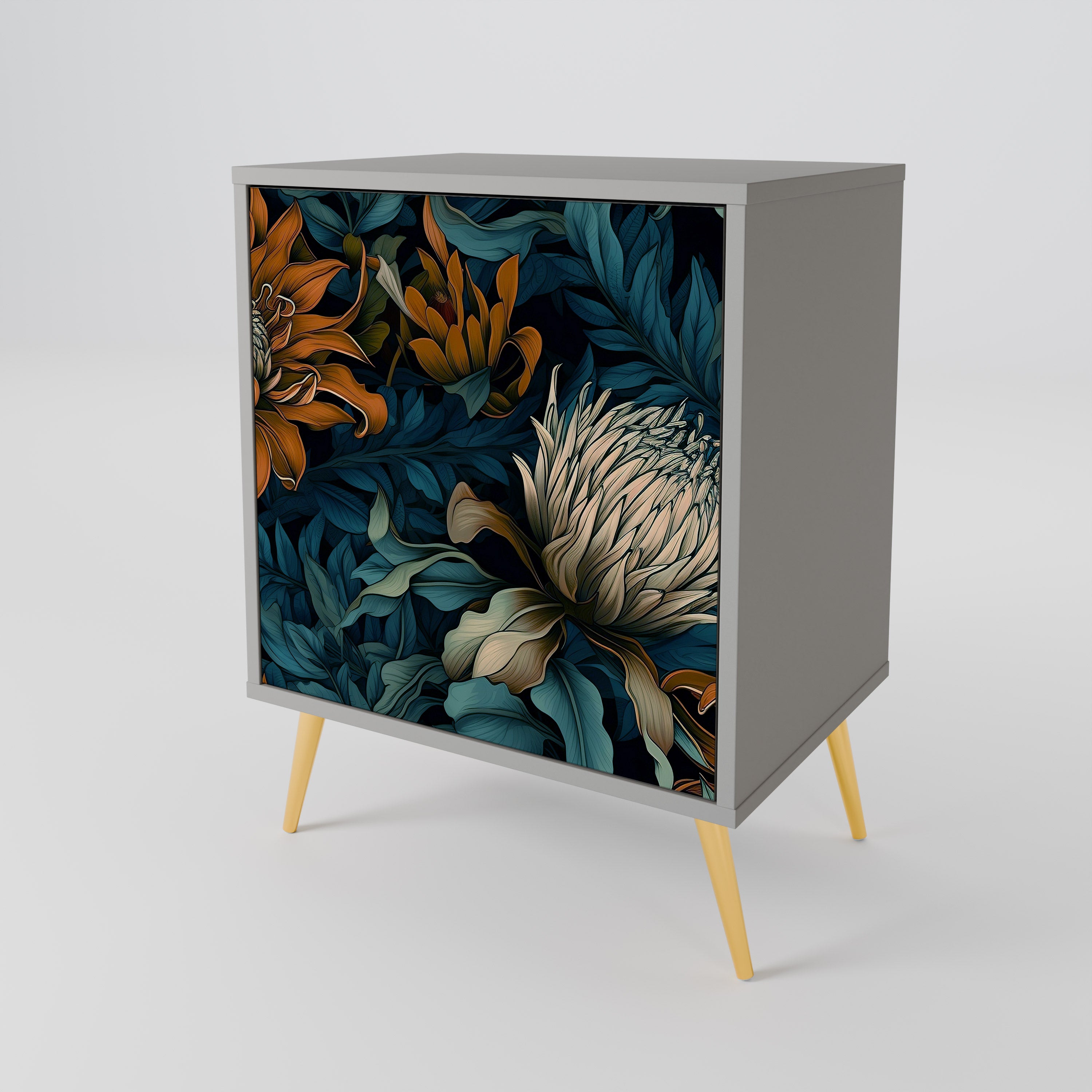 MORNING BLOOM 1-Door Sideboard