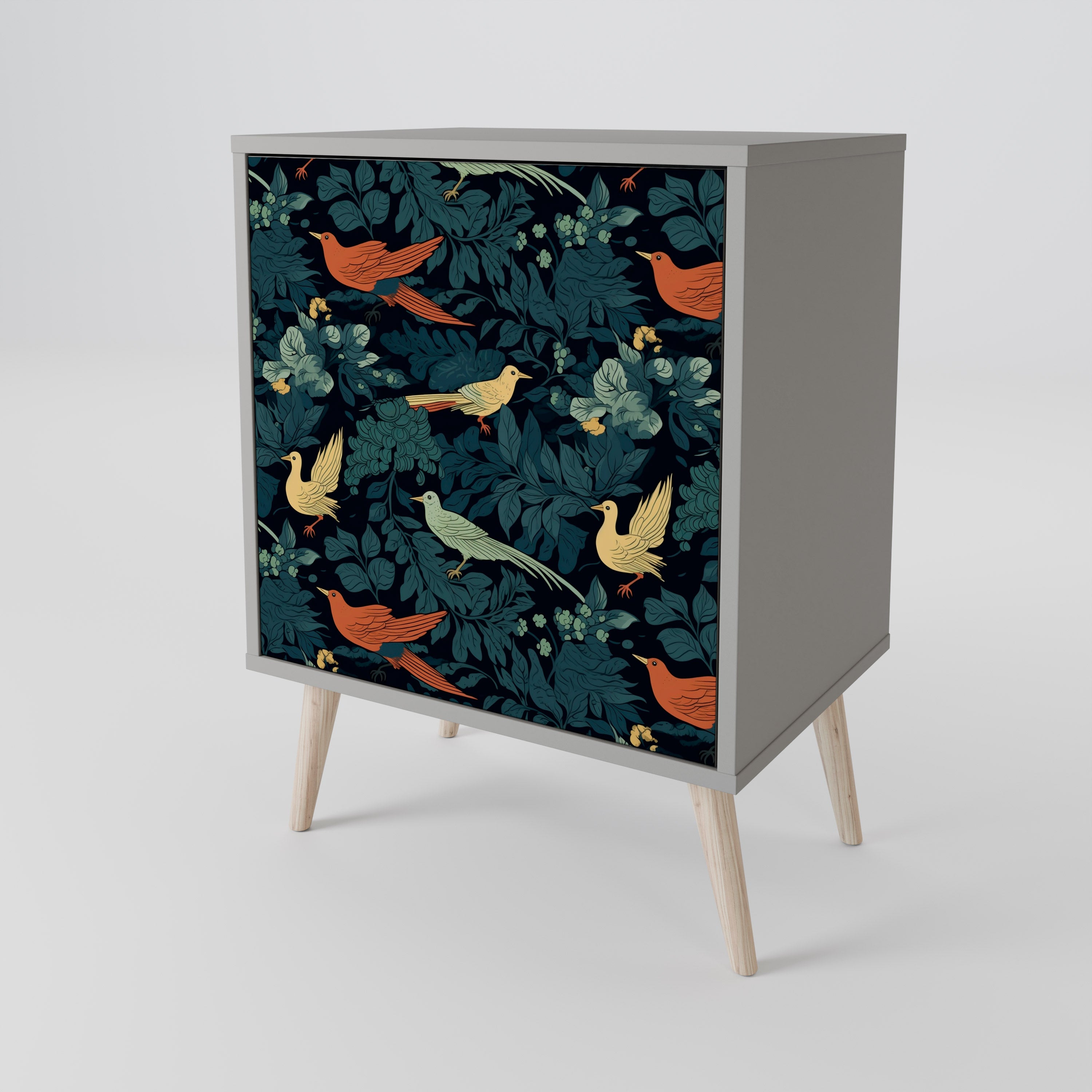 FOWL ORNAMENT 1-Door Sideboard