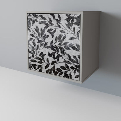CHARCOAL SPROUT Jednodveřová komoda