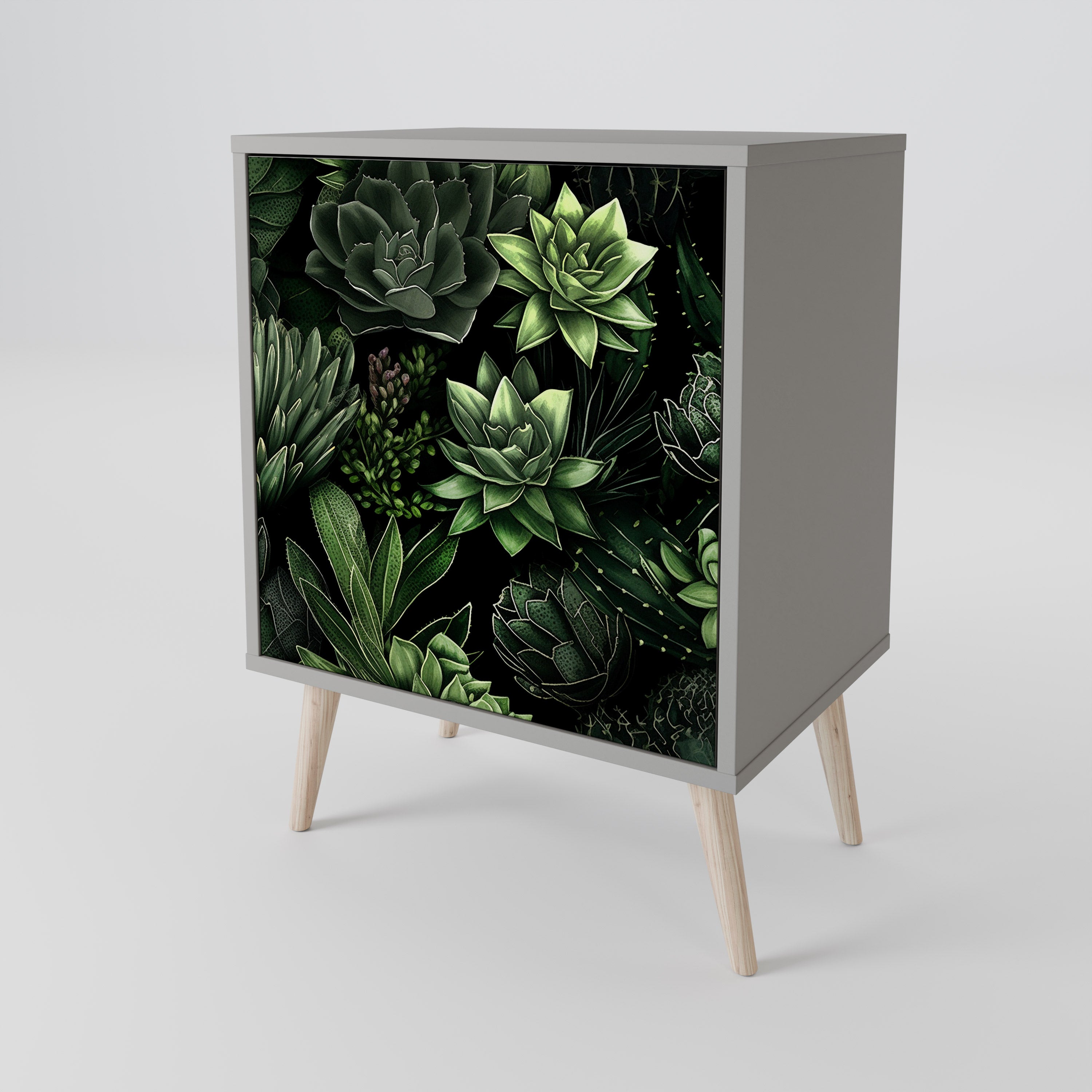 SUCCULENT JUNGLE 1-Door Sideboard
