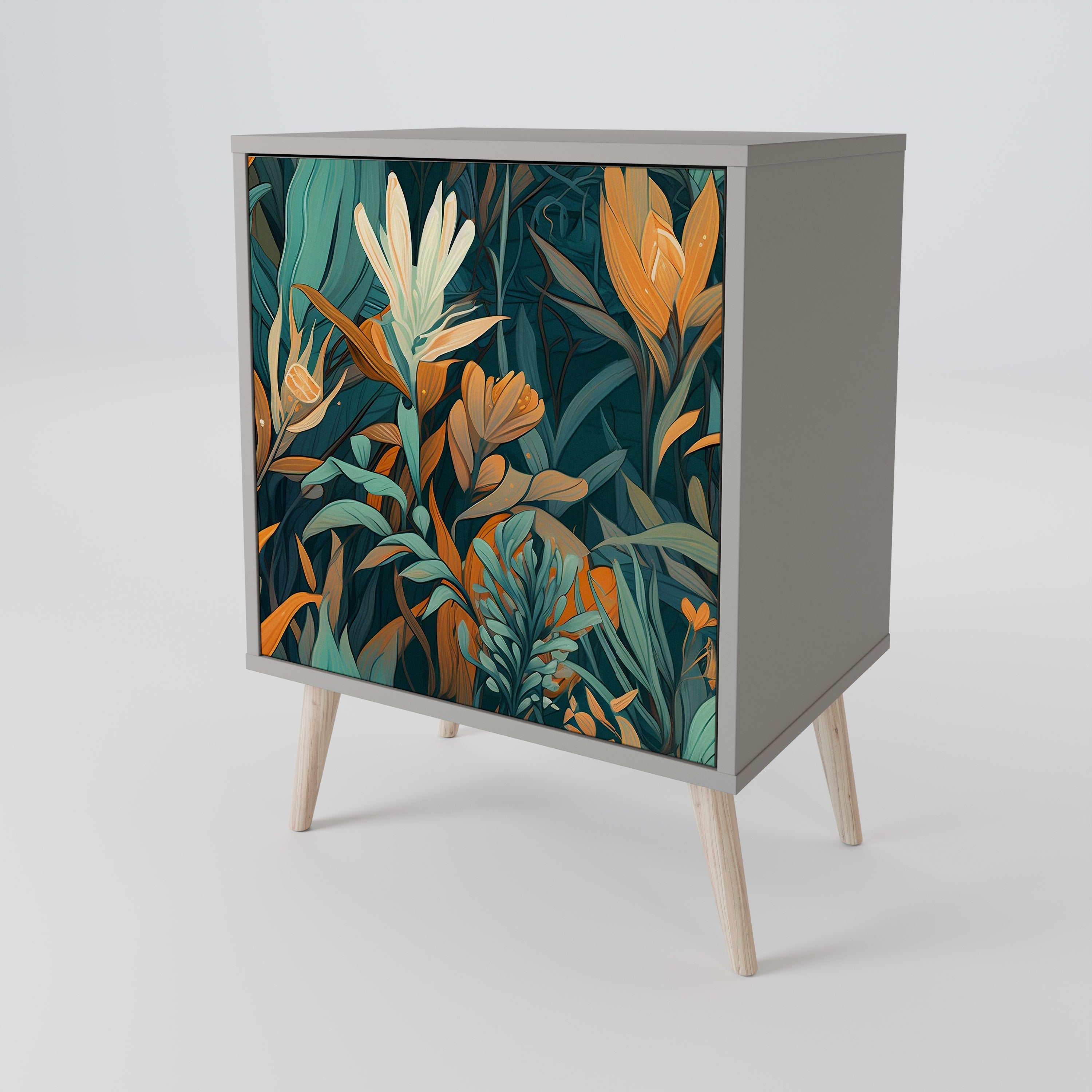 FLORAL SERENITY 1-Door Sideboard
