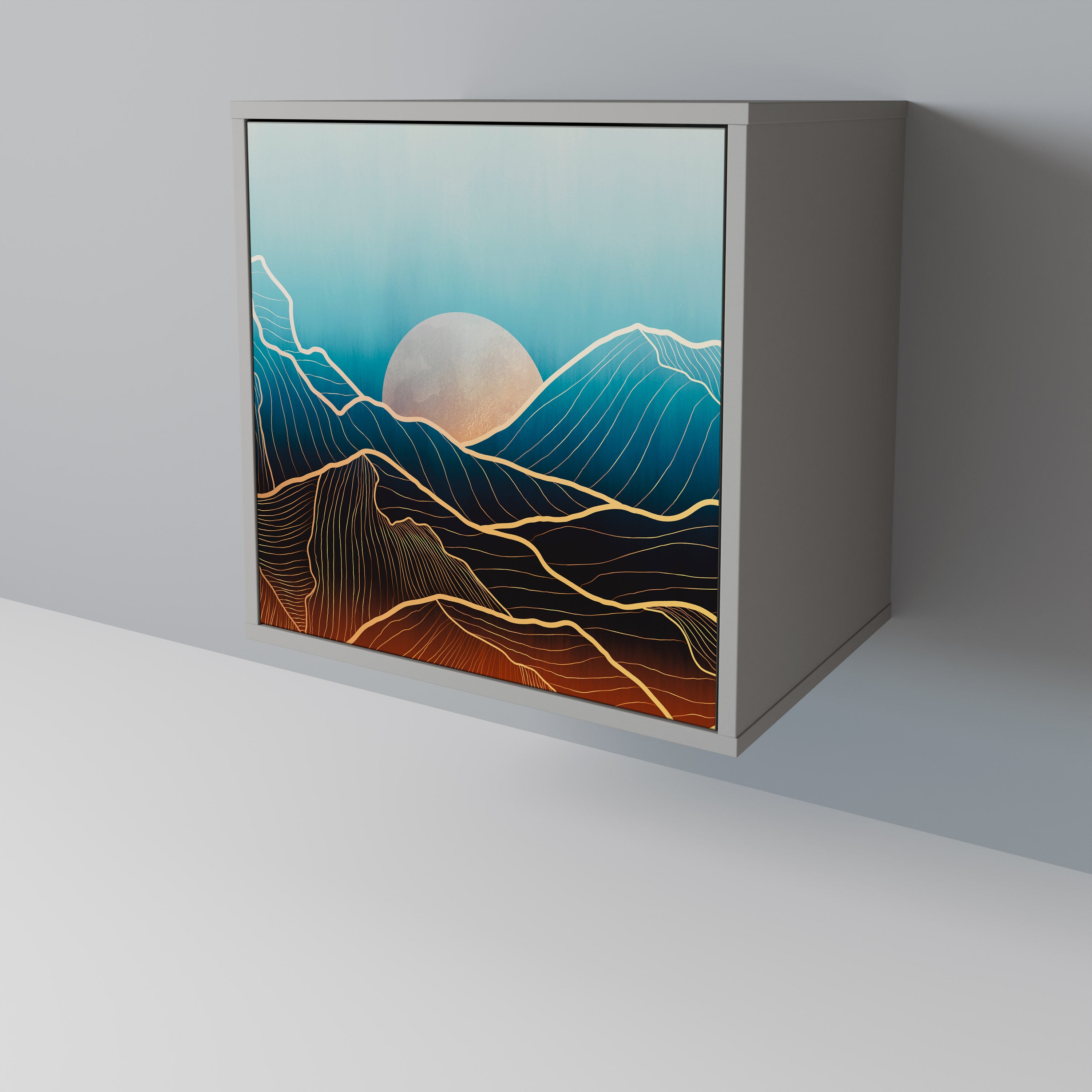 LUNAR SECRETS 1-Door Sideboard