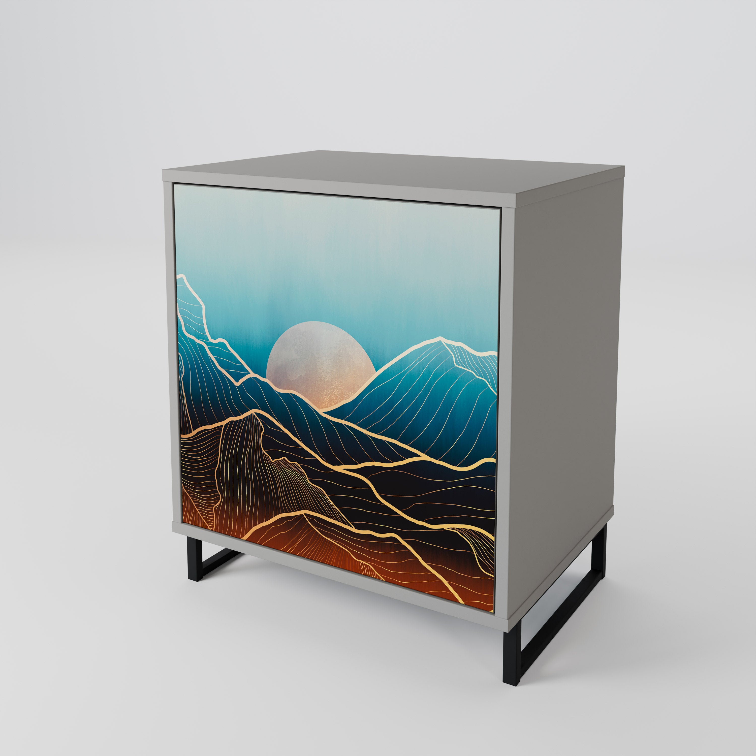 LUNAR SECRETS 1-Door Sideboard