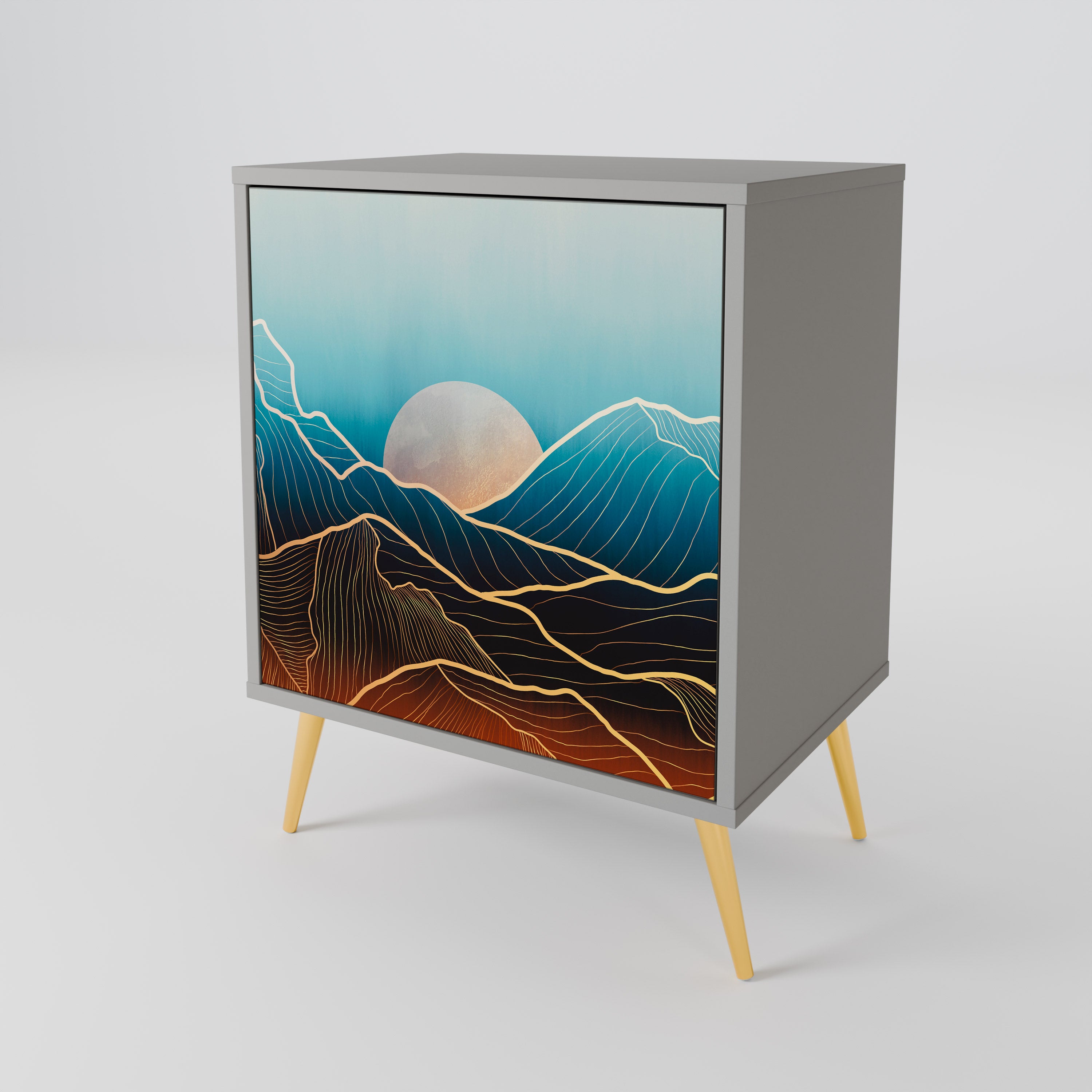 LUNAR SECRETS 1-Door Sideboard