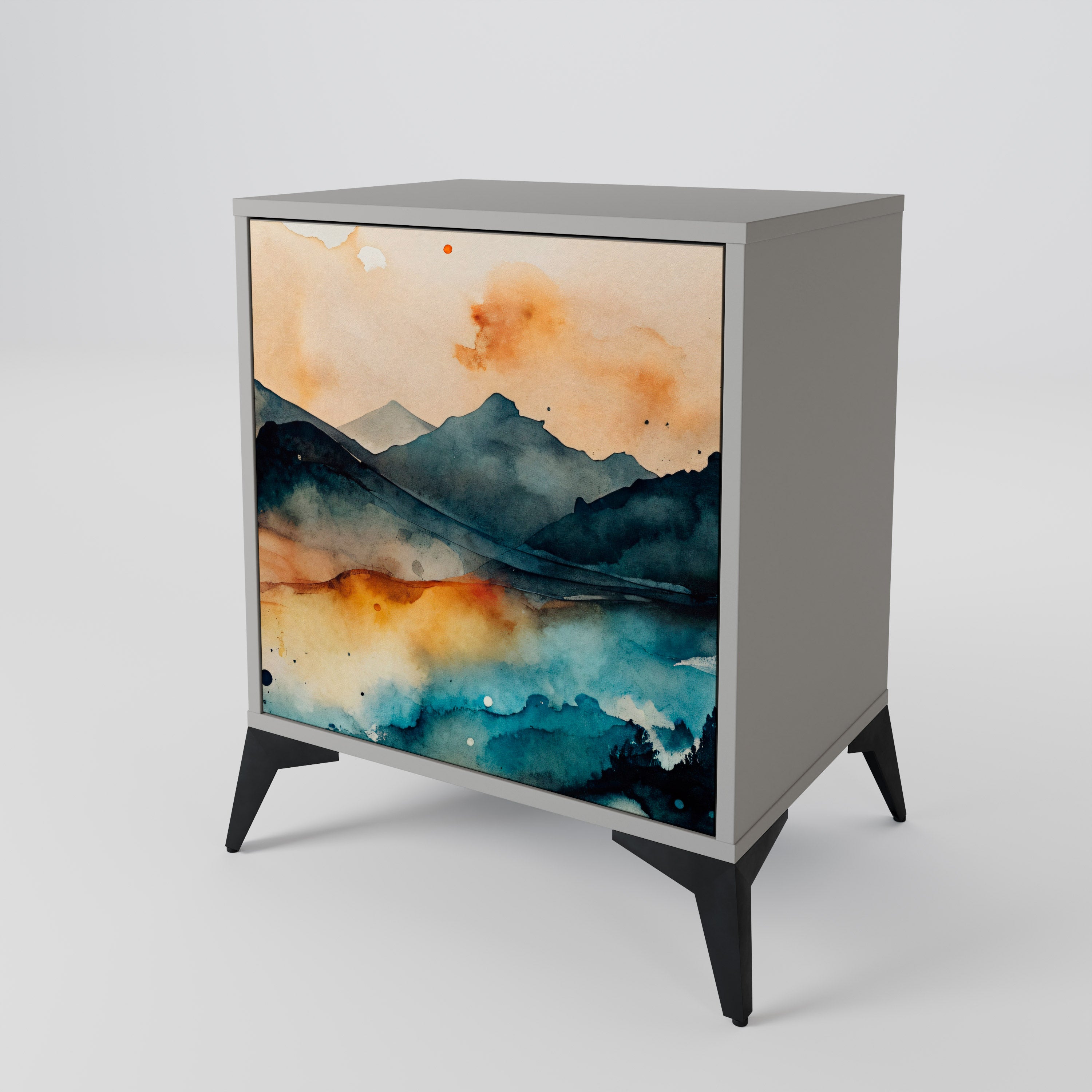 OMINOUS MOUNTAINS 1-Door Sideboard