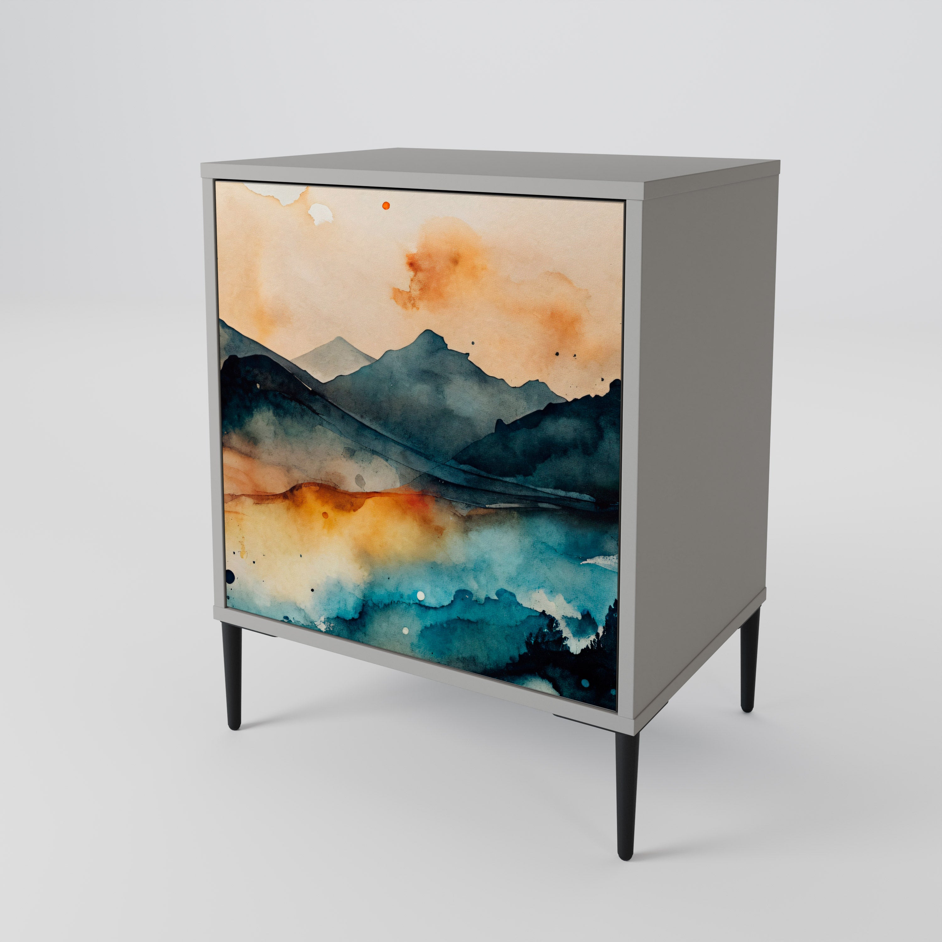 OMINOUS MOUNTAINS 1-Door Sideboard