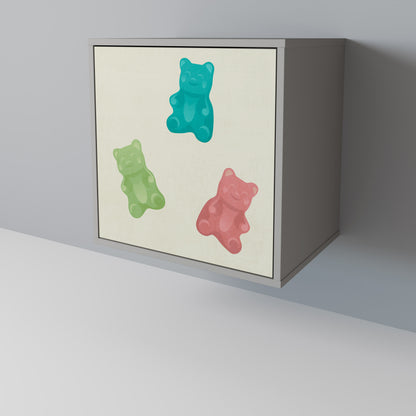 GUMMY BEARS Jednodveřová komoda