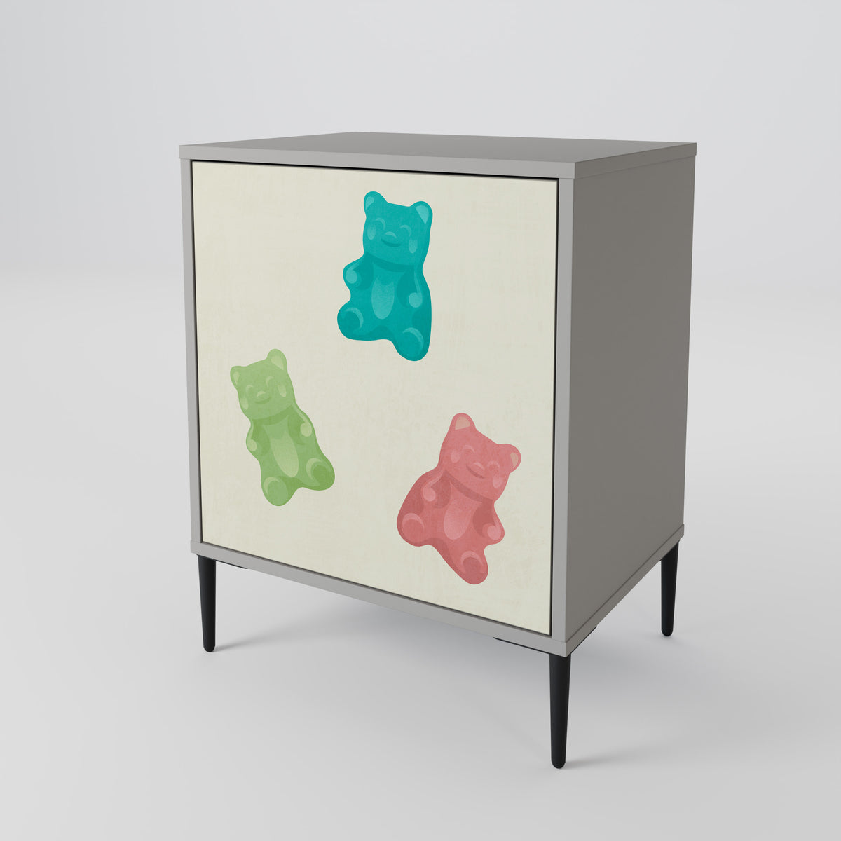 GUMMY BEARS Jednodveřová komoda
