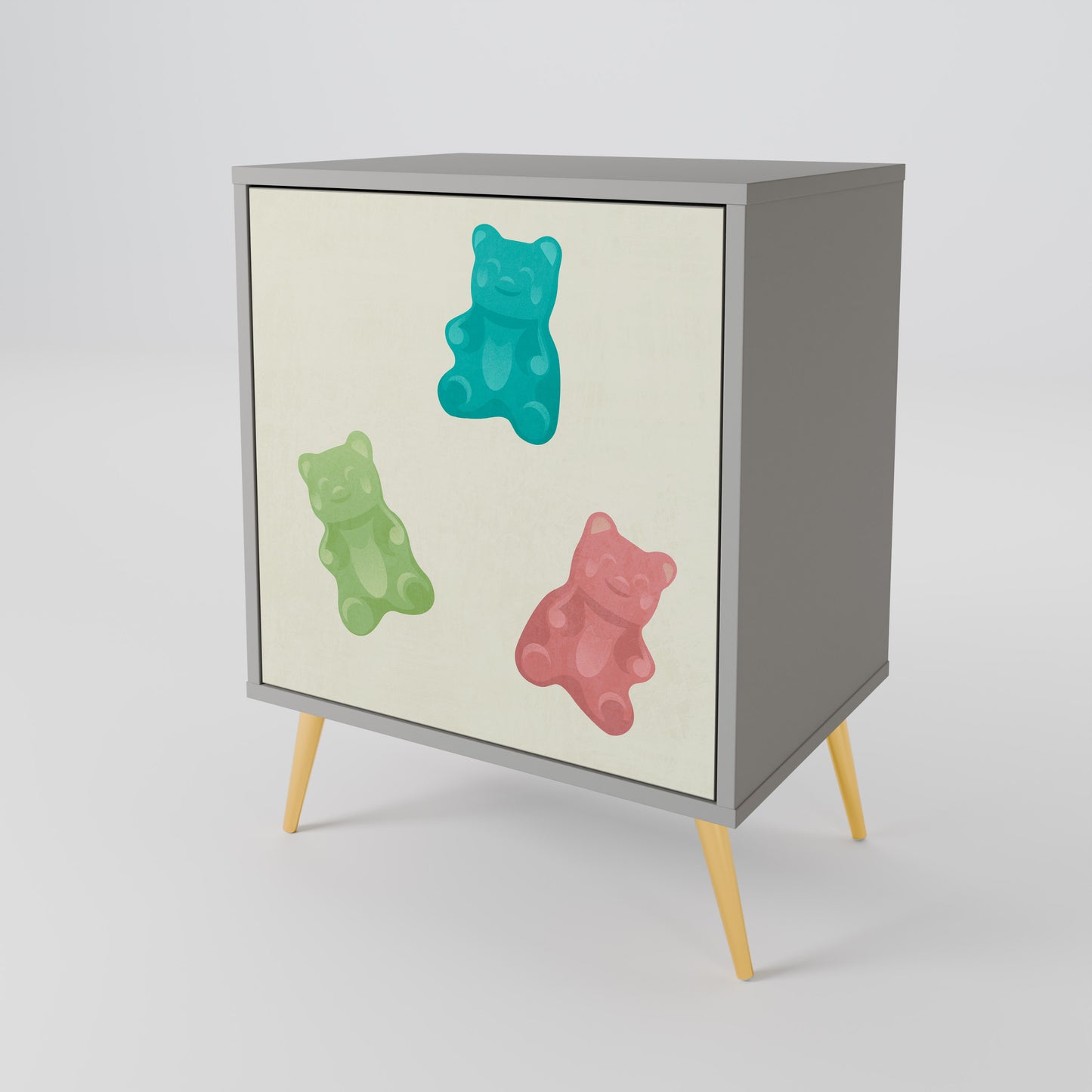 GUMMY BEARS Jednodveřová komoda