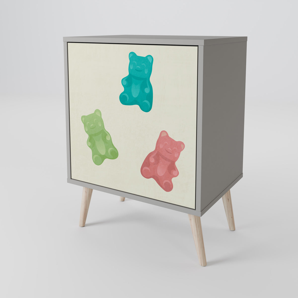 GUMMY BEARS Jednodveřová komoda