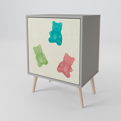 GUMMY BEARS Jednodveřová komoda