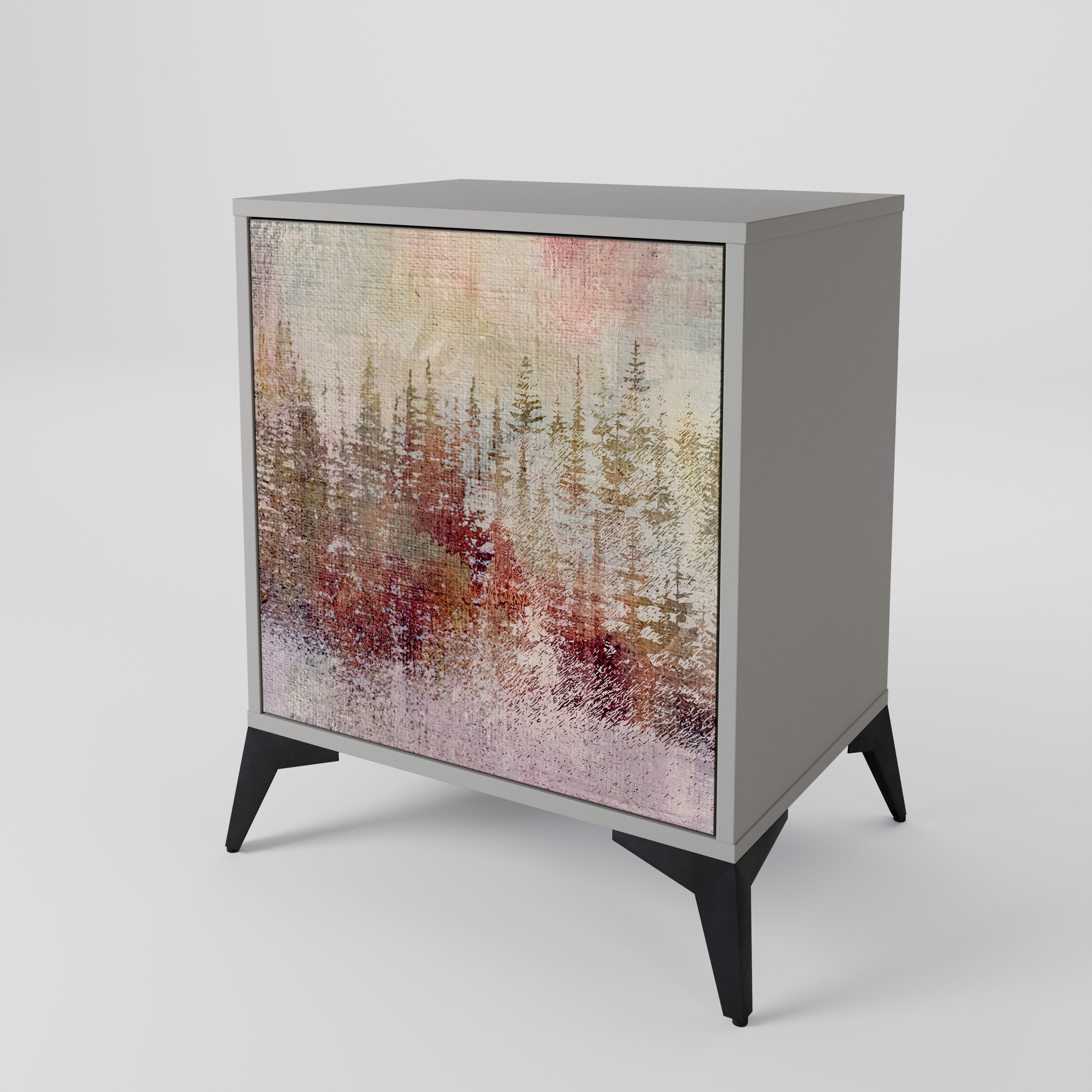 VEILED SUMMIT 1-Door Sideboard
