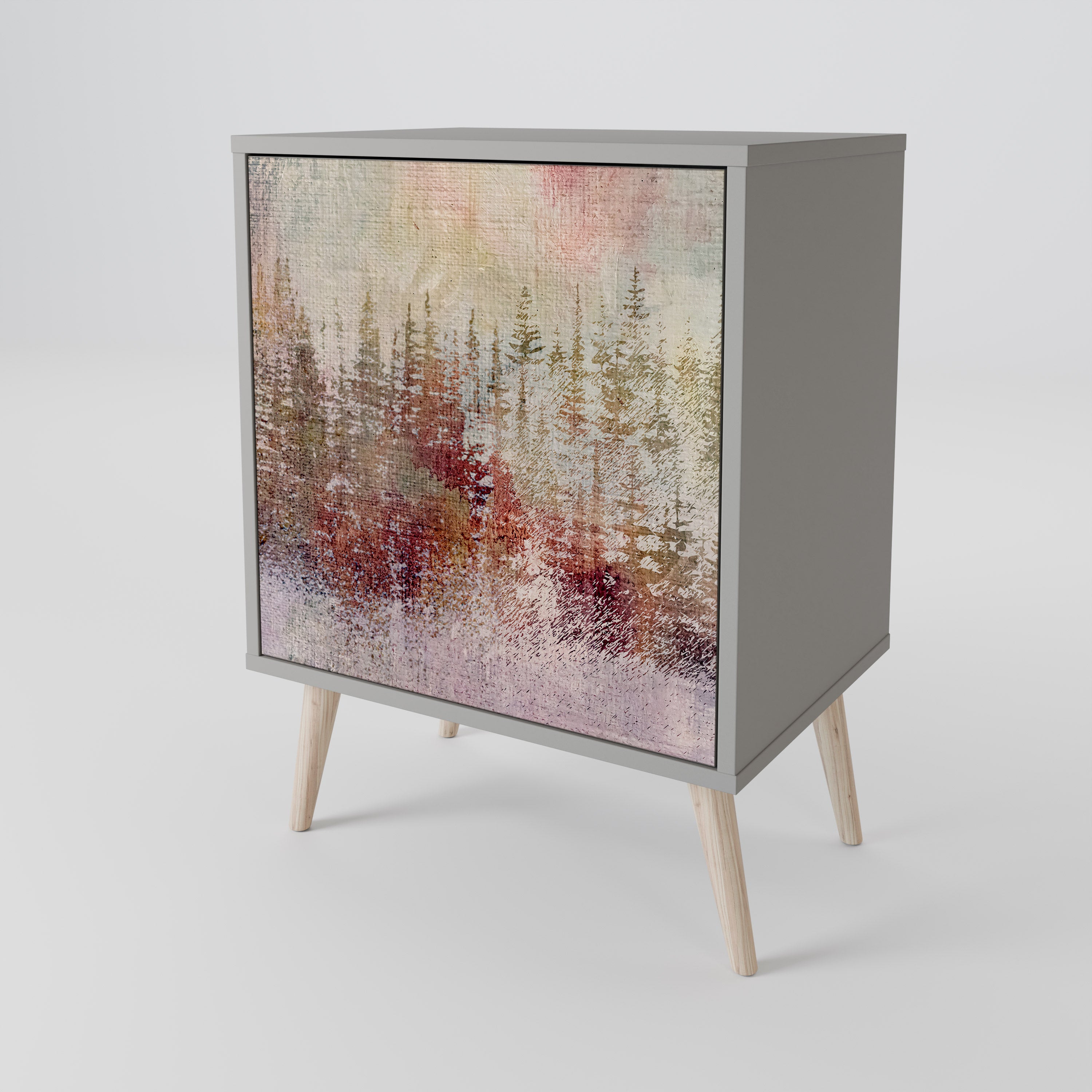 VEILED SUMMIT 1-Door Sideboard