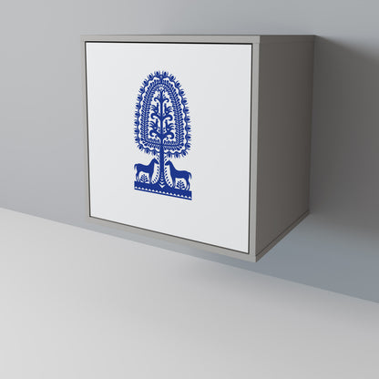POLISH FOLK ART Jednodveřová komoda