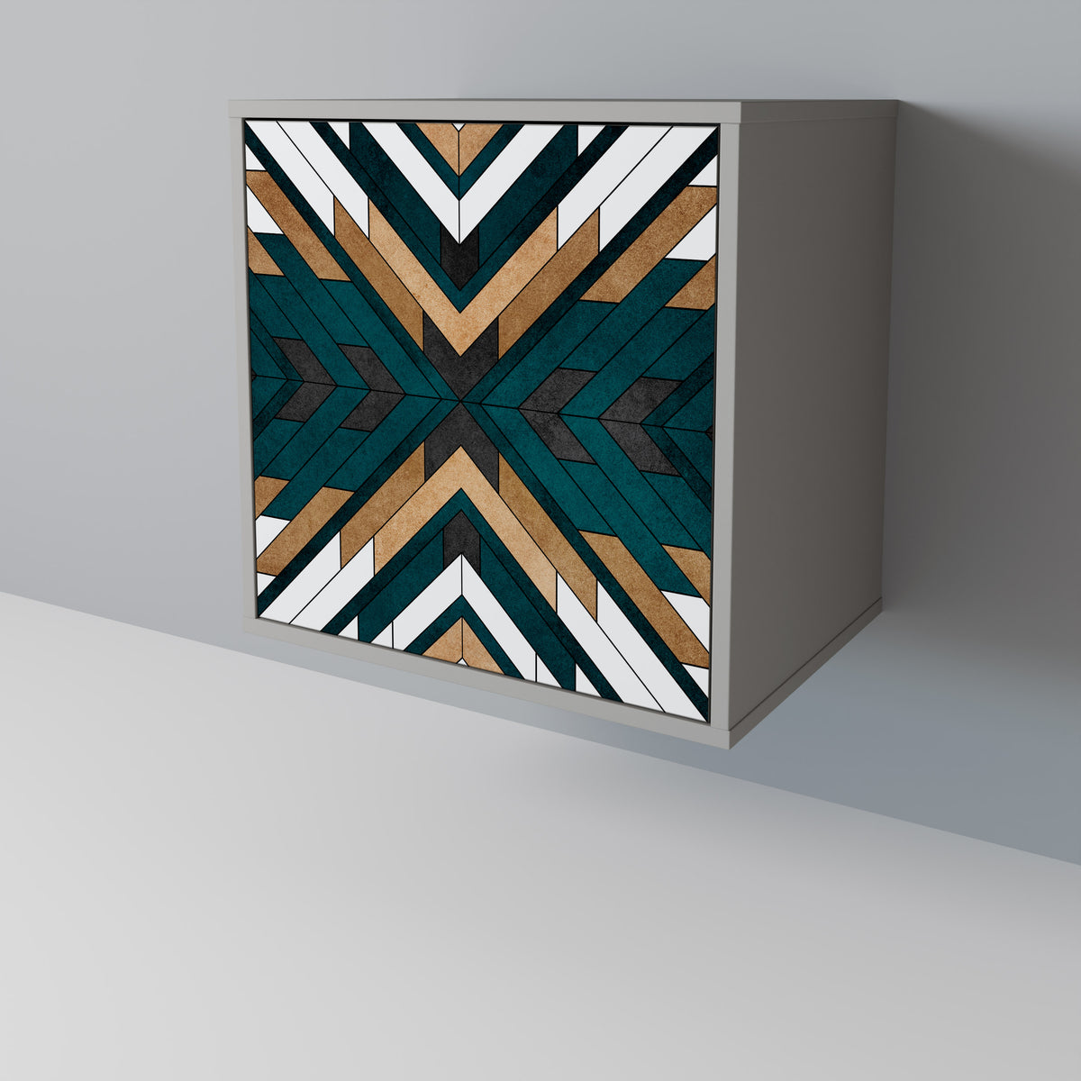 ARTISTIC GEOMETRY Jednodveřová komoda