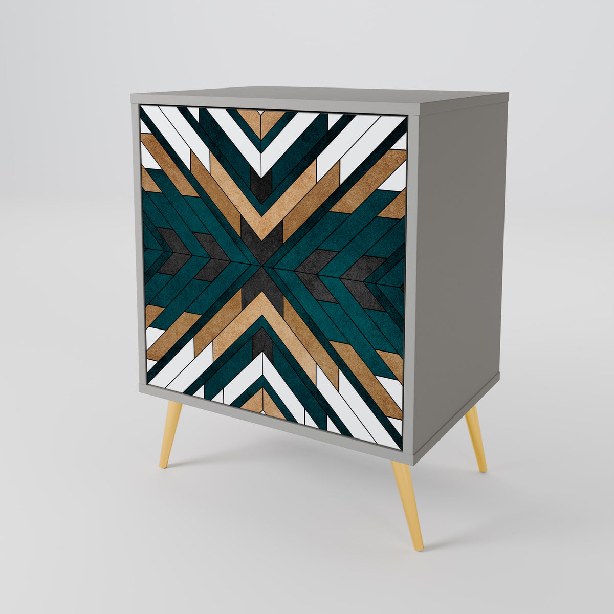 ARTISTIC GEOMETRY Jednodveřová komoda