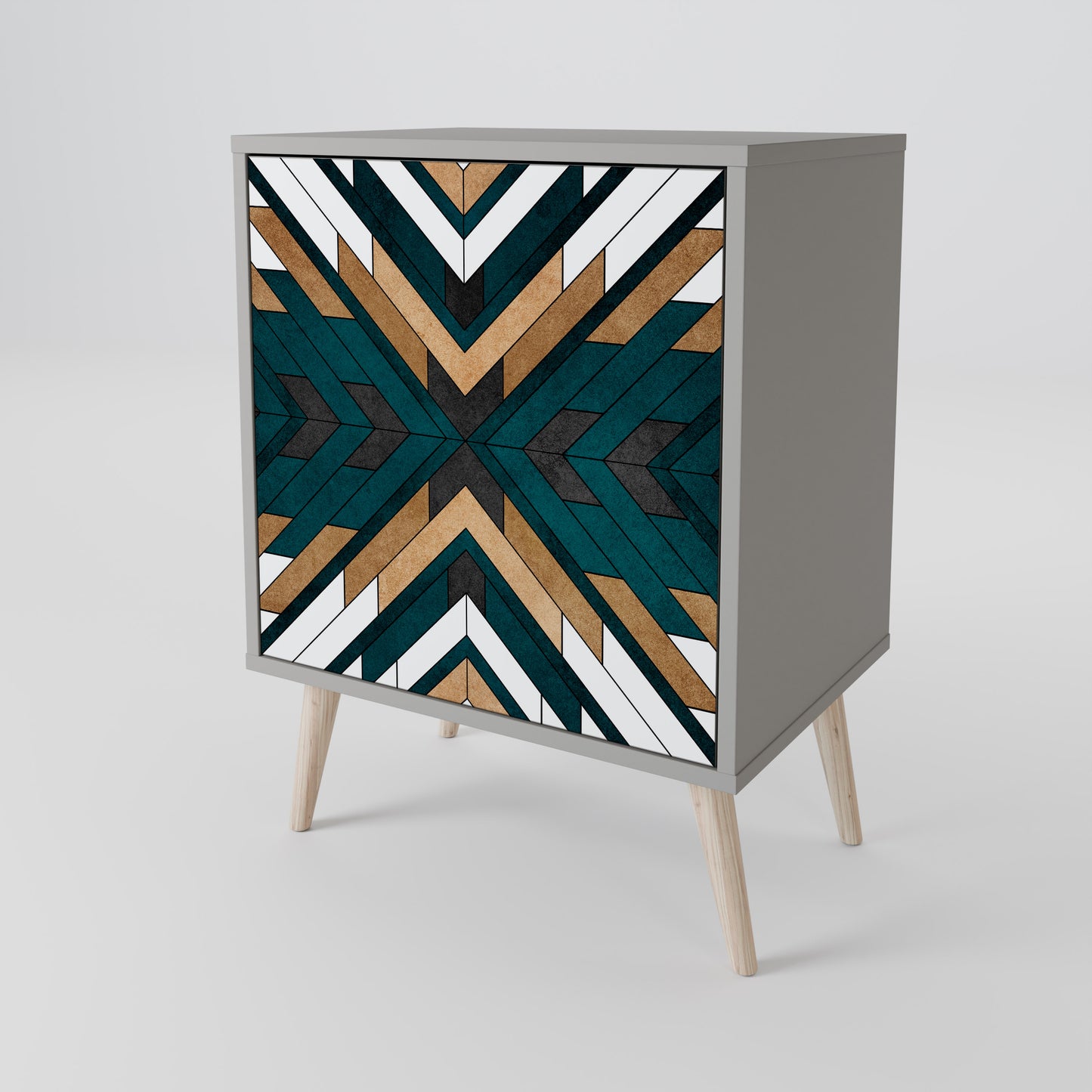 ARTISTIC GEOMETRY Jednodveřová komoda