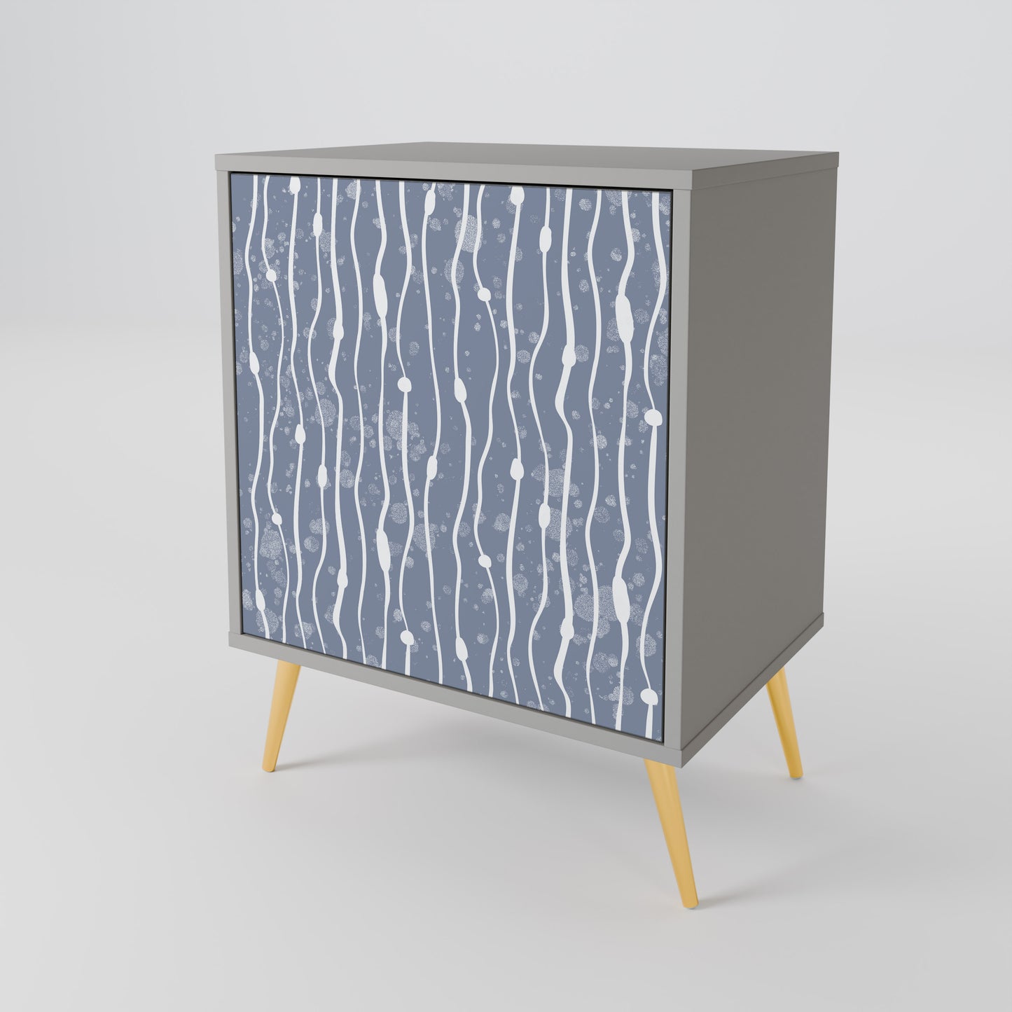 GRAPHITE RAIN Jednodveřová komoda