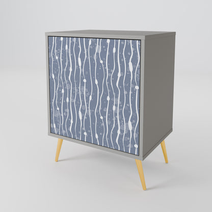 GRAPHITE RAIN Jednodveřová komoda