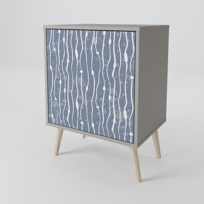 GRAPHITE RAIN Jednodveřová komoda