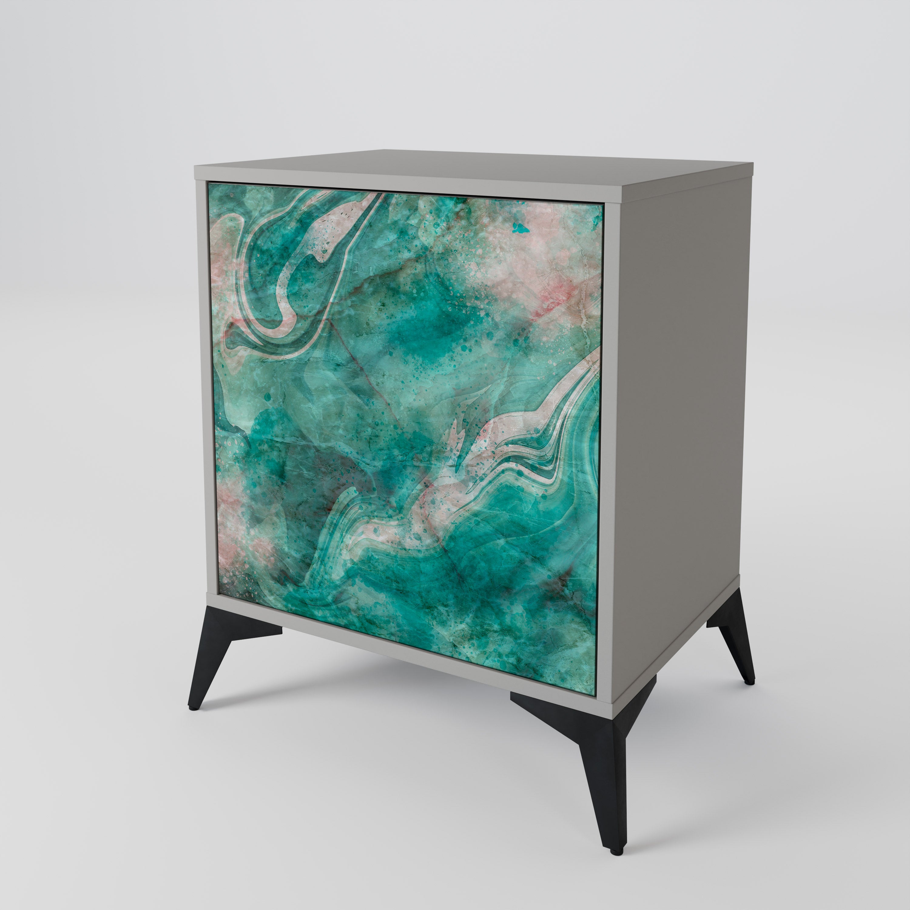 ABSTRACT ALCHEMY 1-Door Sideboard