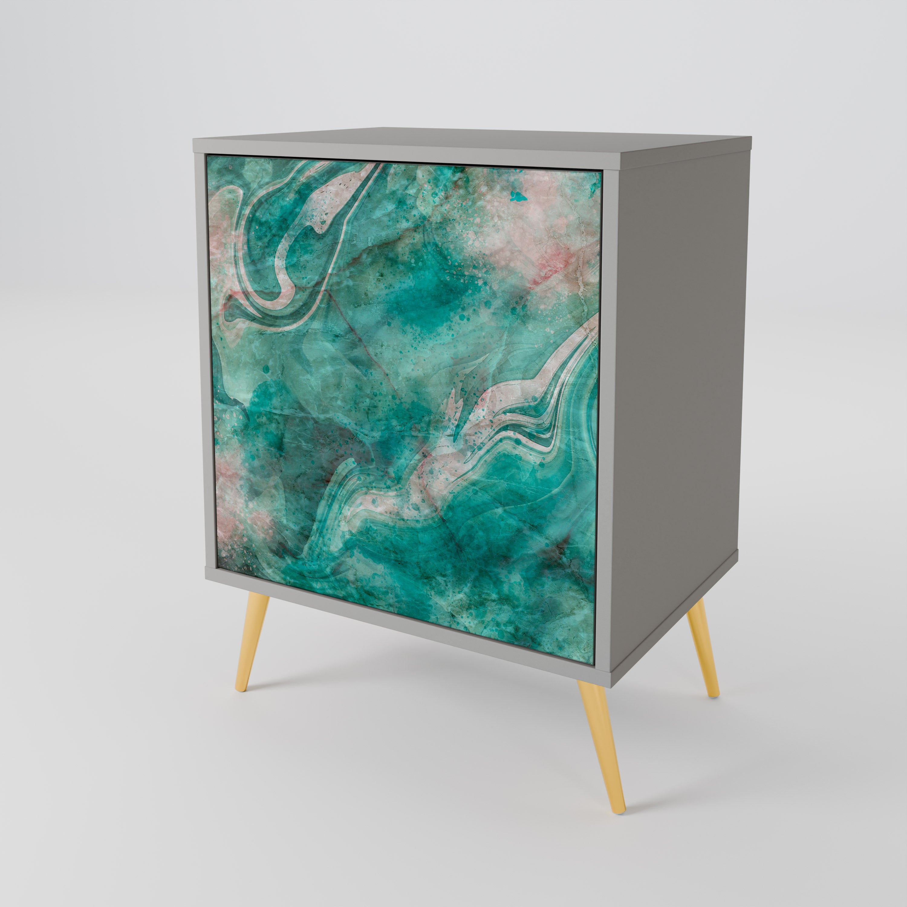 ABSTRACT ALCHEMY 1-Door Sideboard