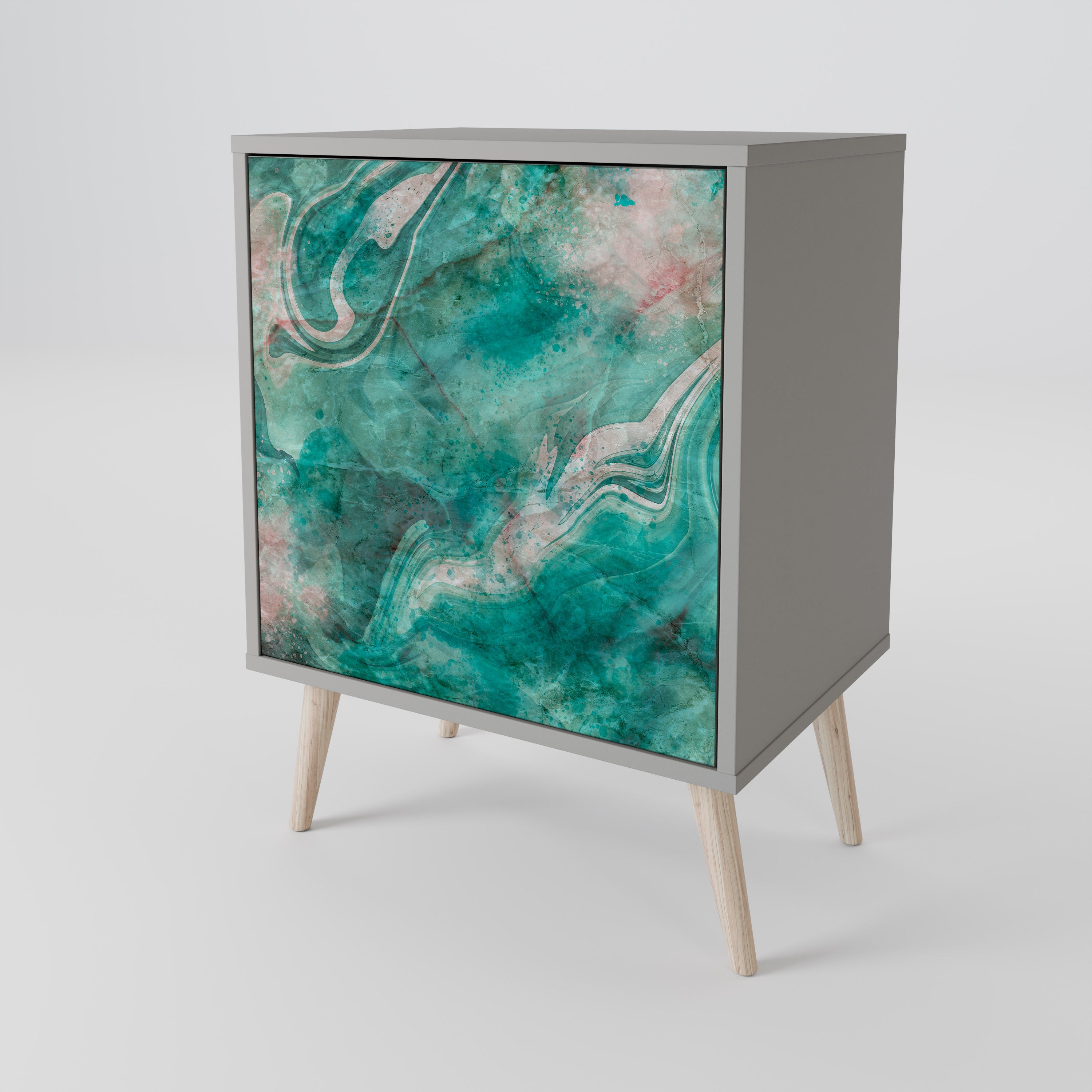 ABSTRACT ALCHEMY 1-Door Sideboard