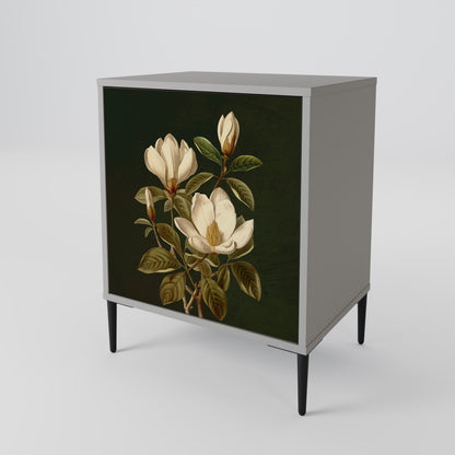 FLORAL NOIR Jednodveřová komoda
