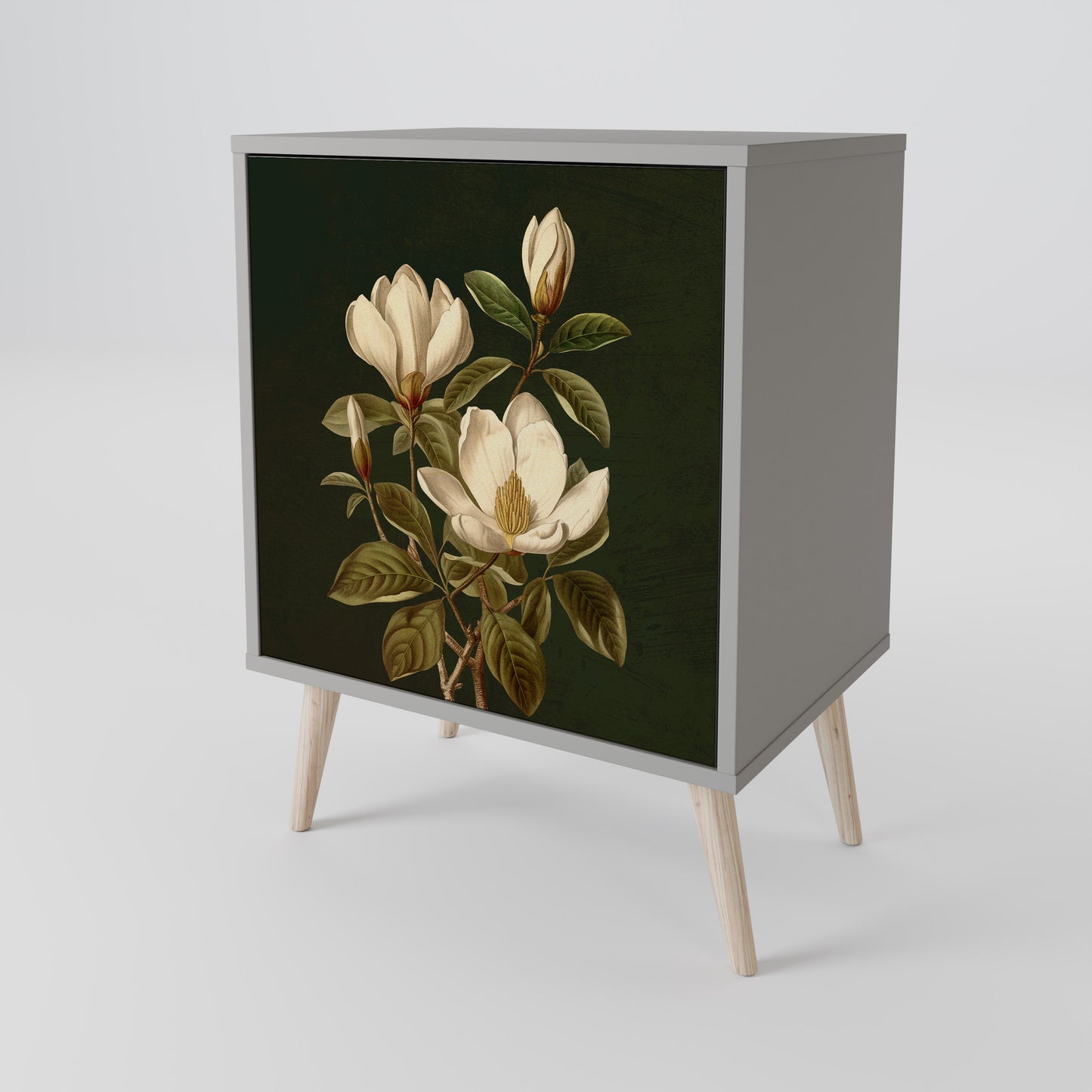 FLORAL NOIR Jednodveřová komoda