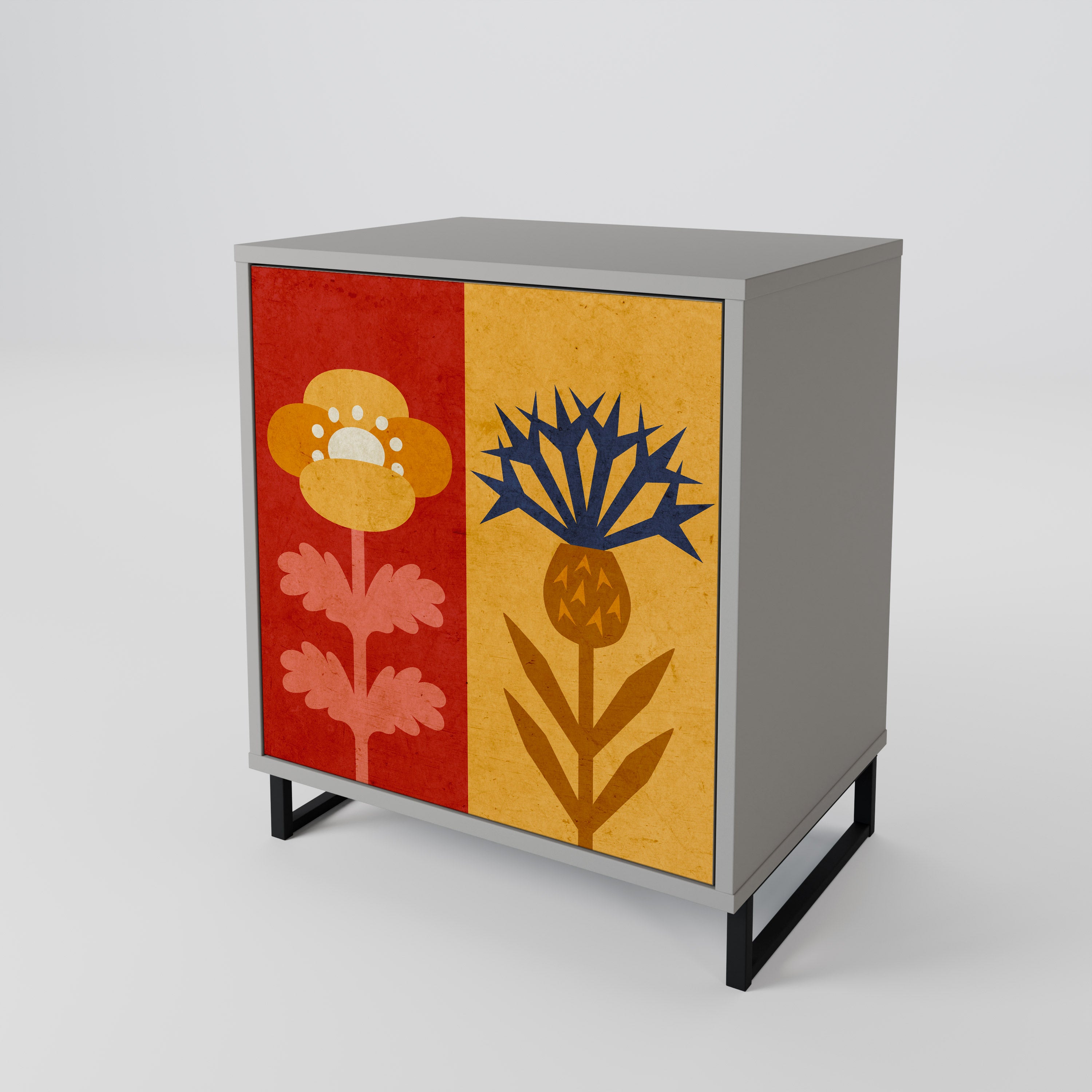 SCANDIC FLOWERET 1-Door Sideboard